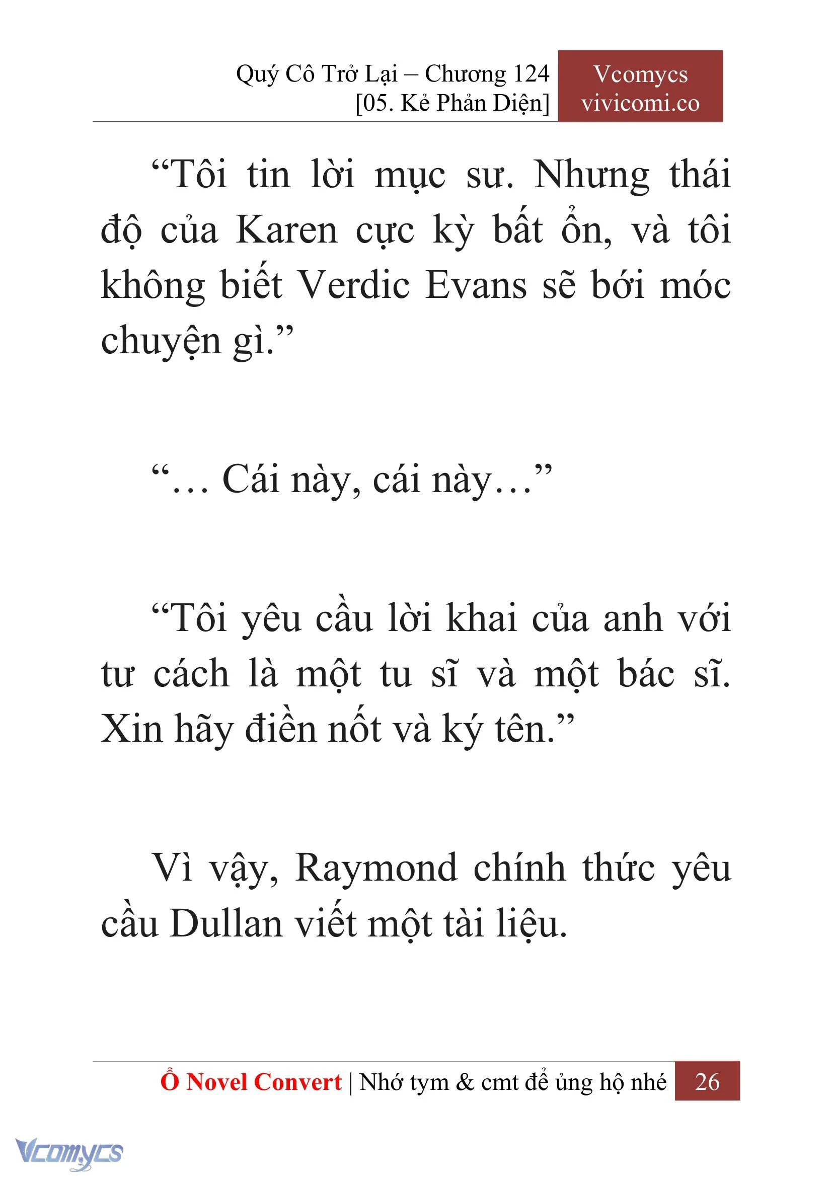 [Novel] Quý Cô Trở Lại Chapter 124 - Trang 29