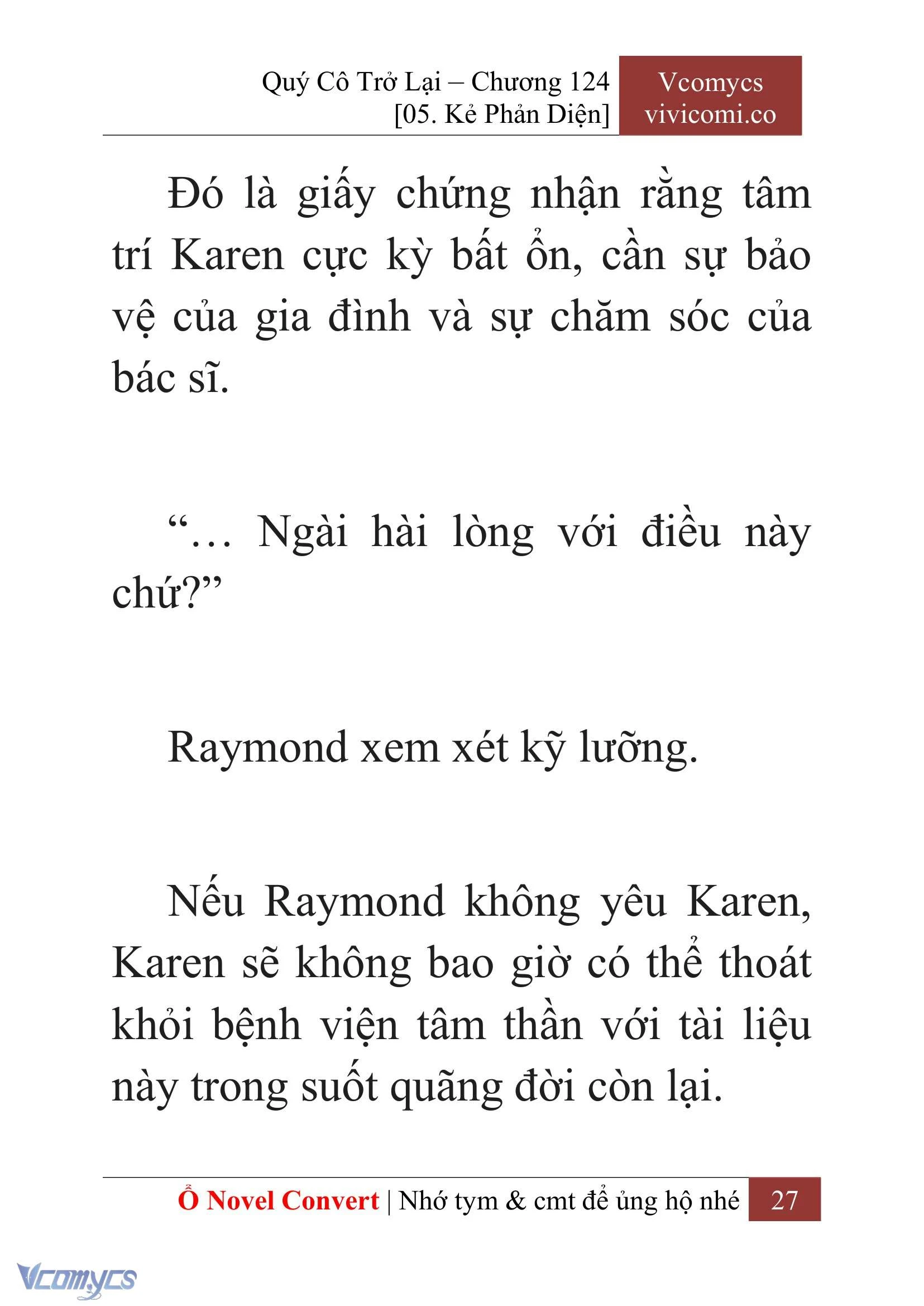 [Novel] Quý Cô Trở Lại Chapter 124 - Trang 30