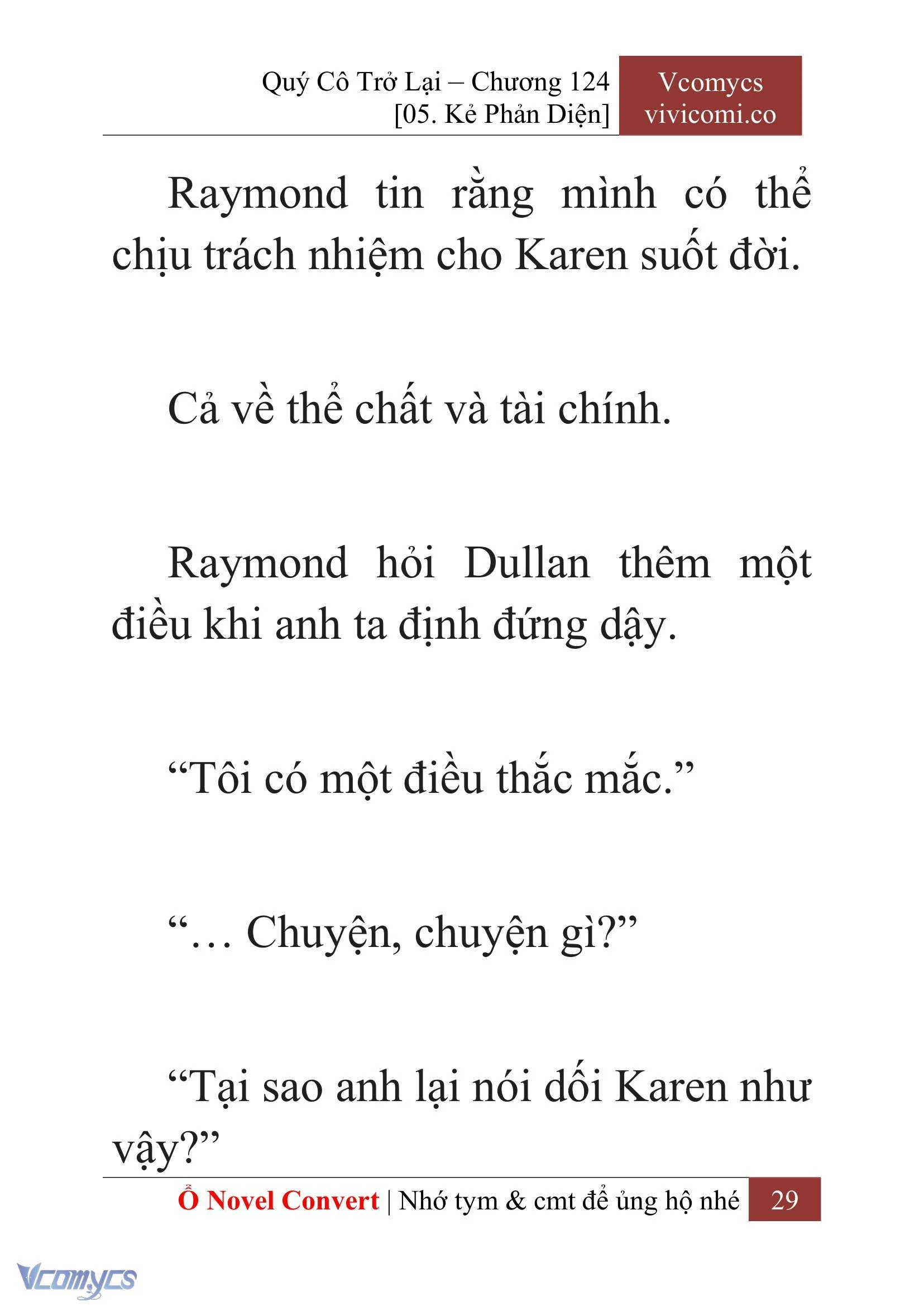 [Novel] Quý Cô Trở Lại Chapter 124 - Trang 32