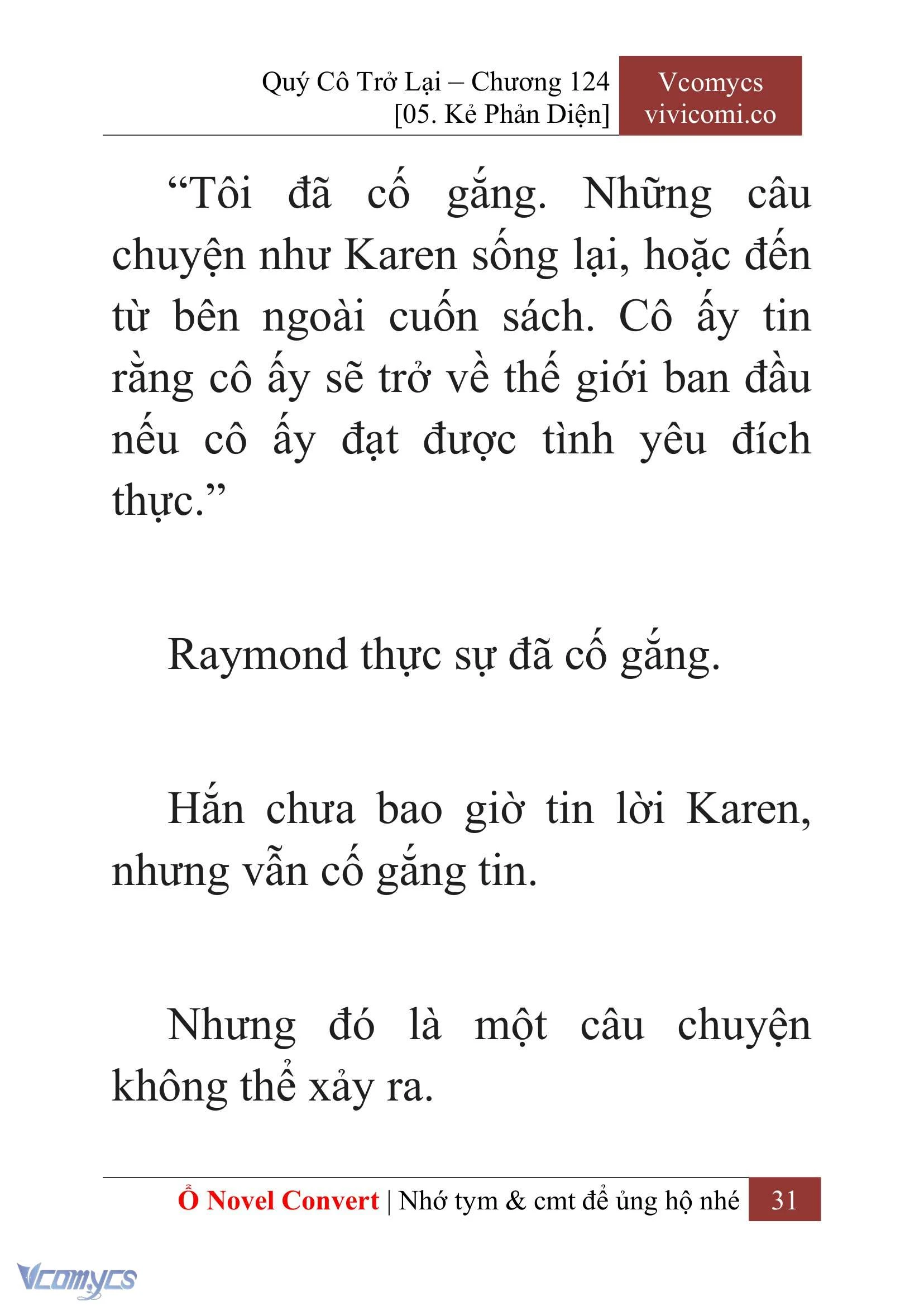 [Novel] Quý Cô Trở Lại Chapter 124 - Trang 34