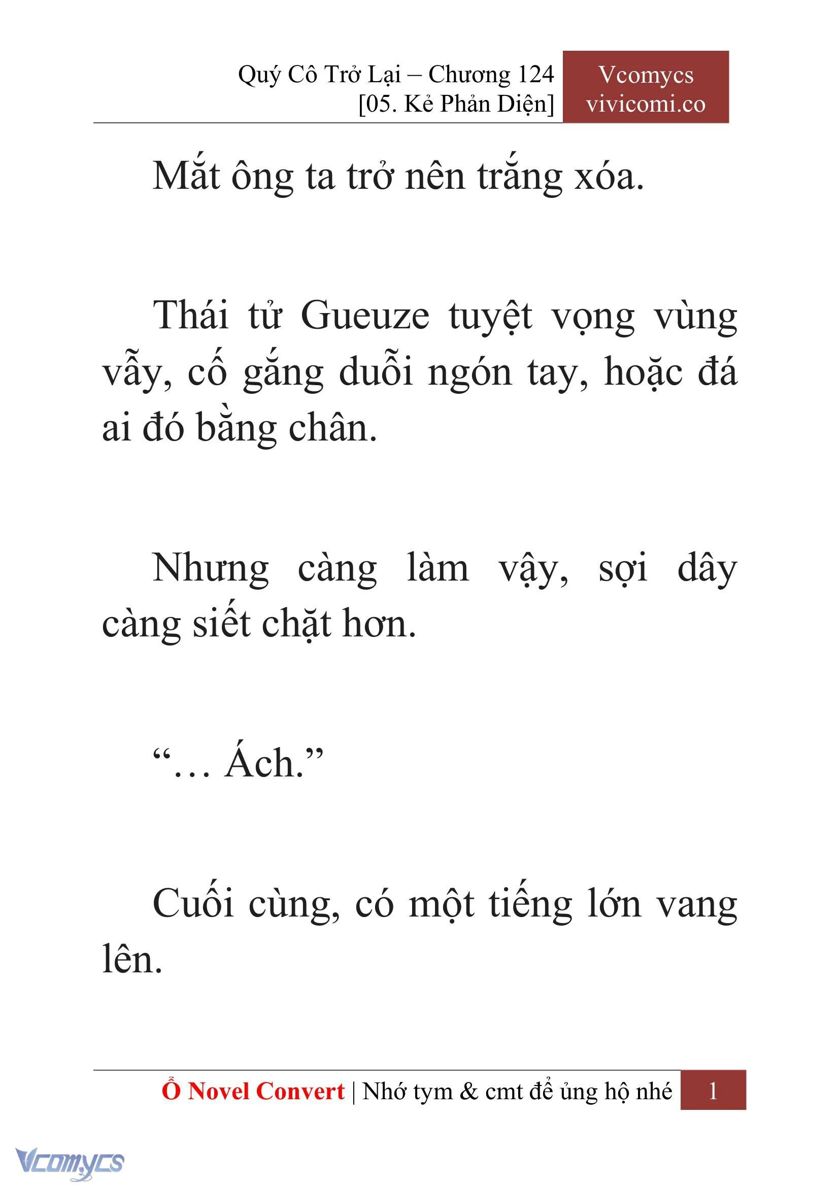 [Novel] Quý Cô Trở Lại Chapter 124 - Trang 4
