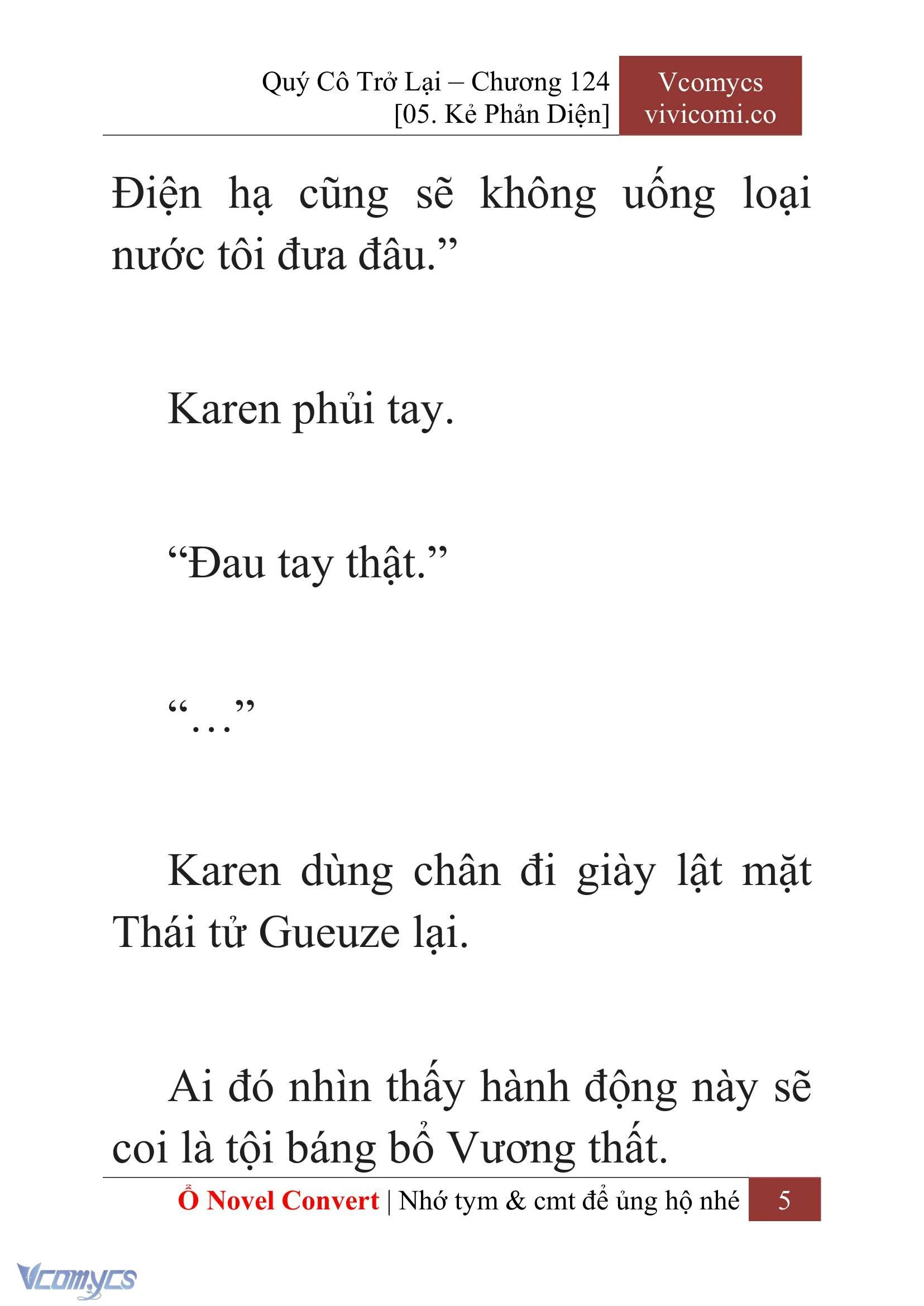[Novel] Quý Cô Trở Lại Chapter 124 - Trang 8