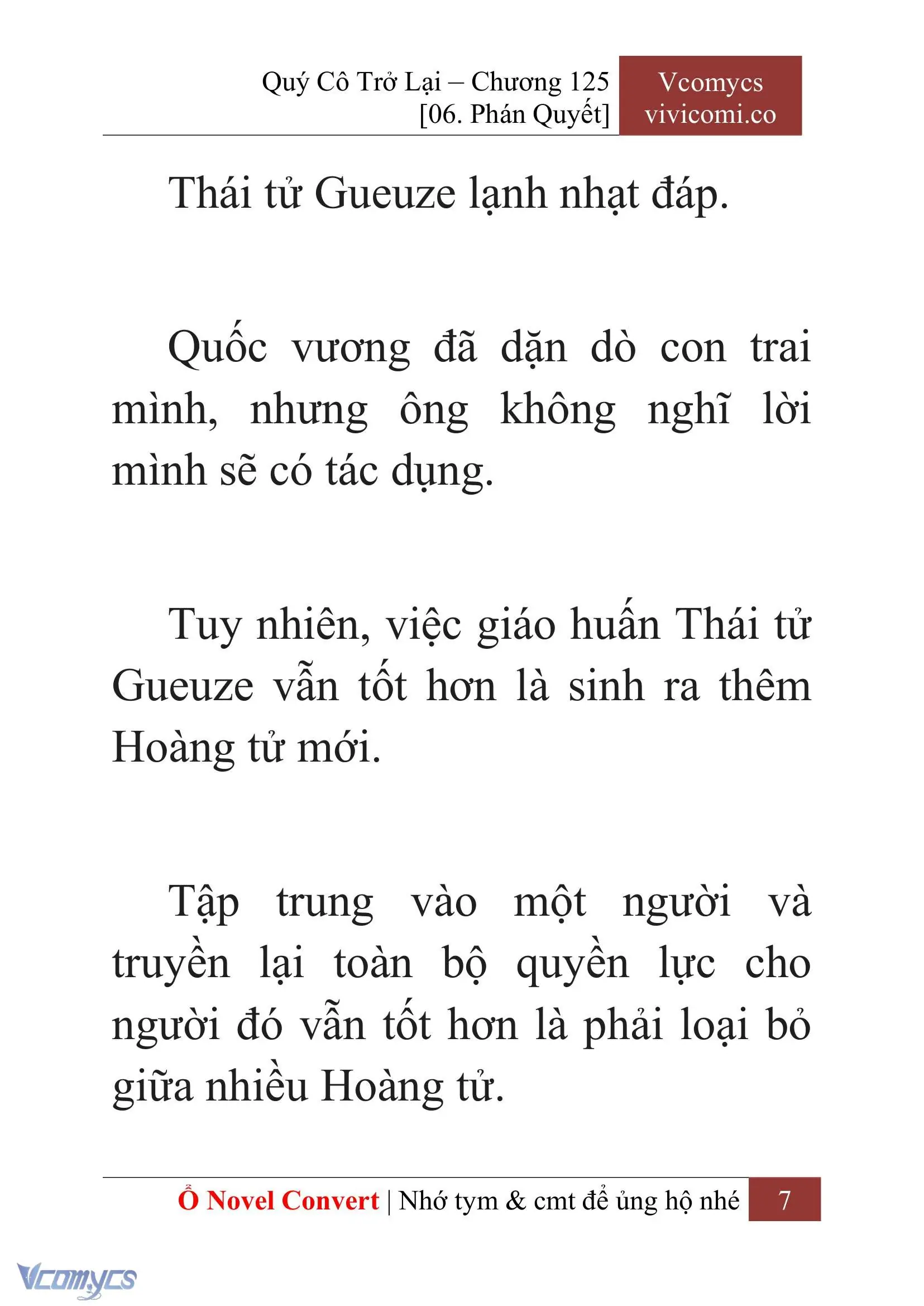 [Novel] Quý Cô Trở Lại Chapter 125 - Trang 10