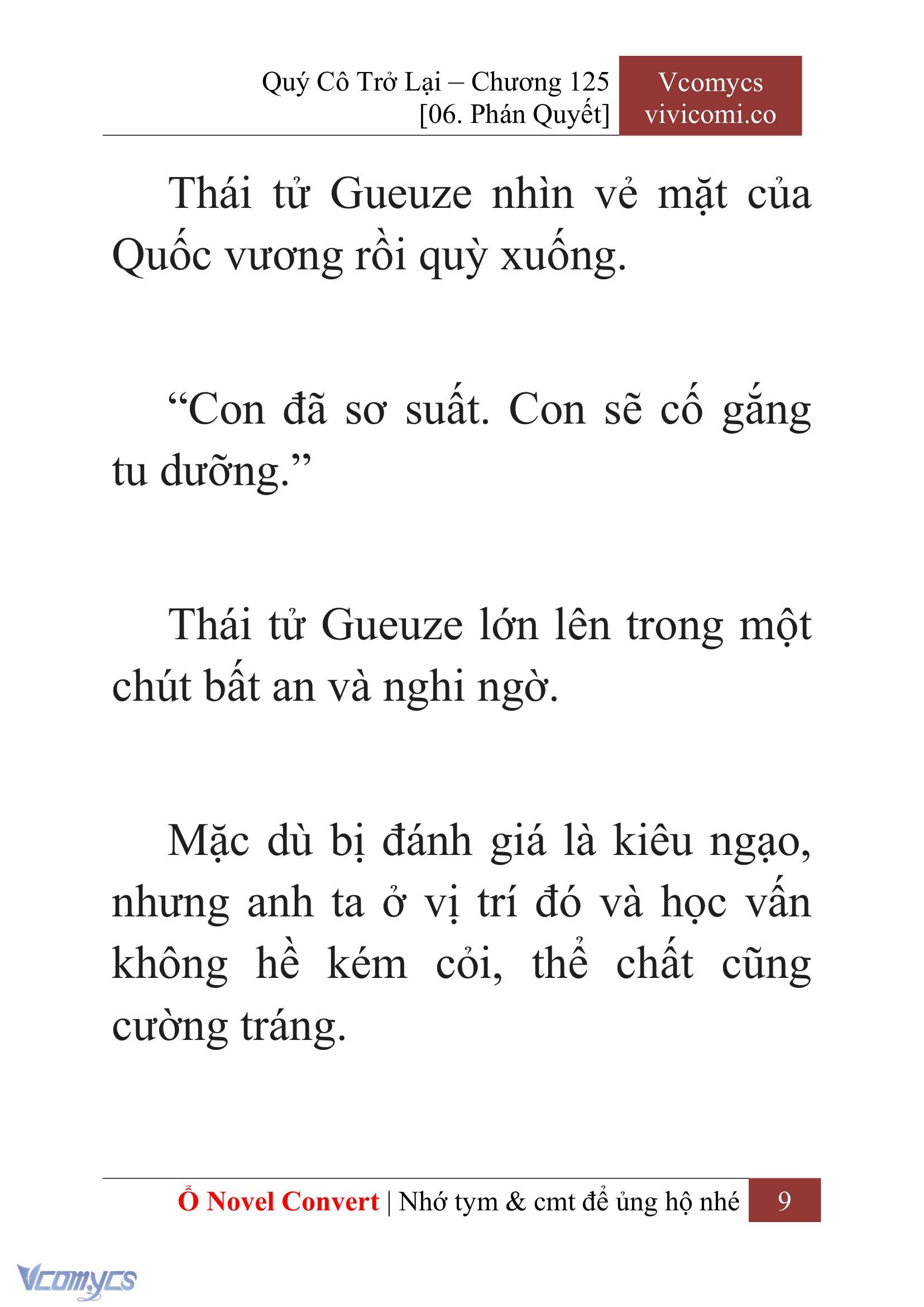 [Novel] Quý Cô Trở Lại Chapter 125 - Trang 12
