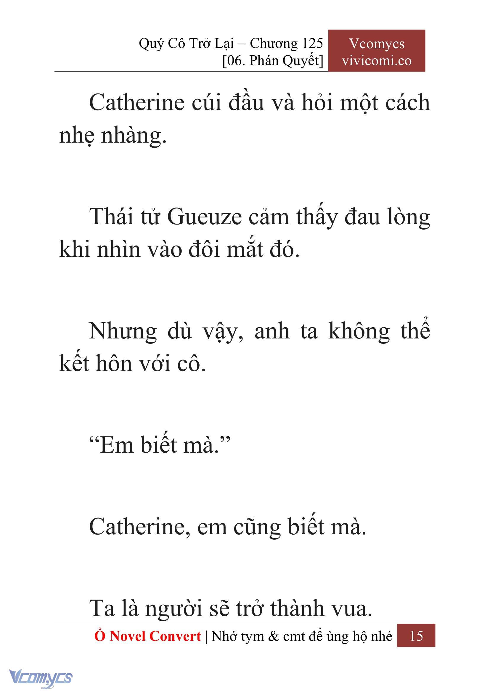 [Novel] Quý Cô Trở Lại Chapter 125 - Trang 18