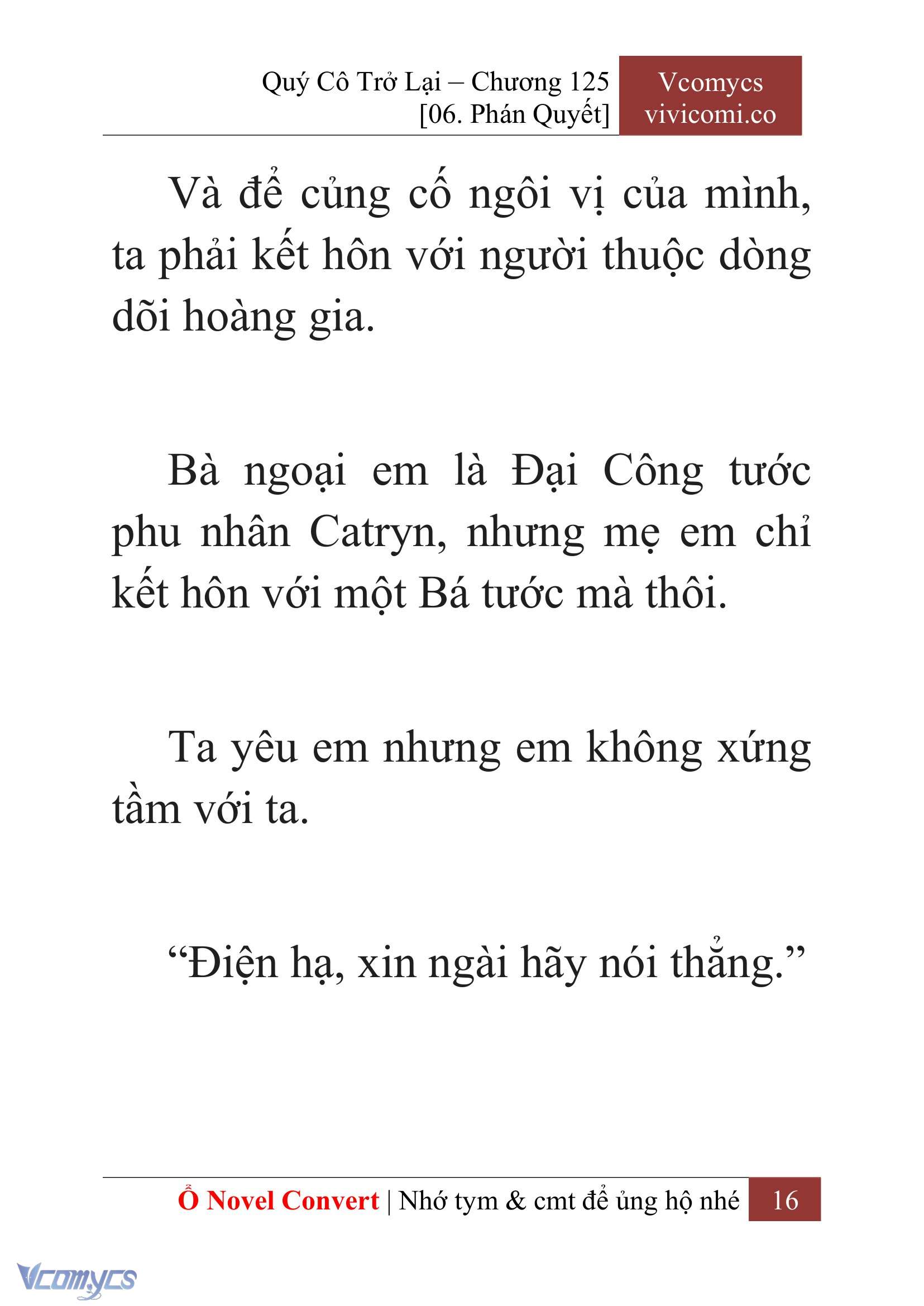 [Novel] Quý Cô Trở Lại Chapter 125 - Trang 19