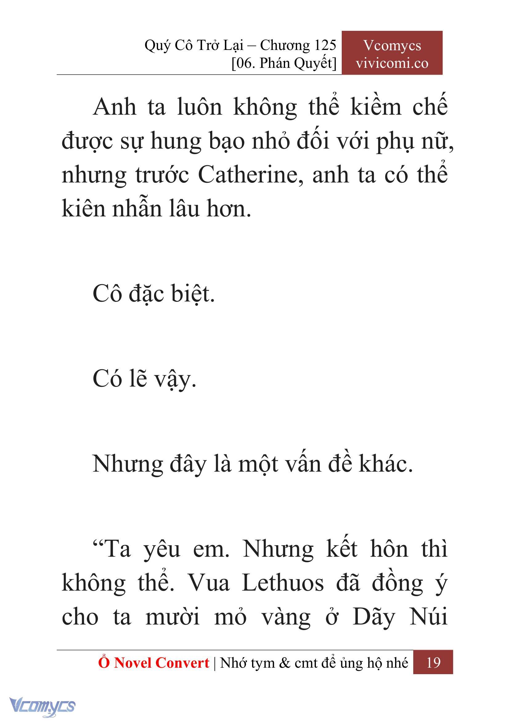 [Novel] Quý Cô Trở Lại Chapter 125 - Trang 22