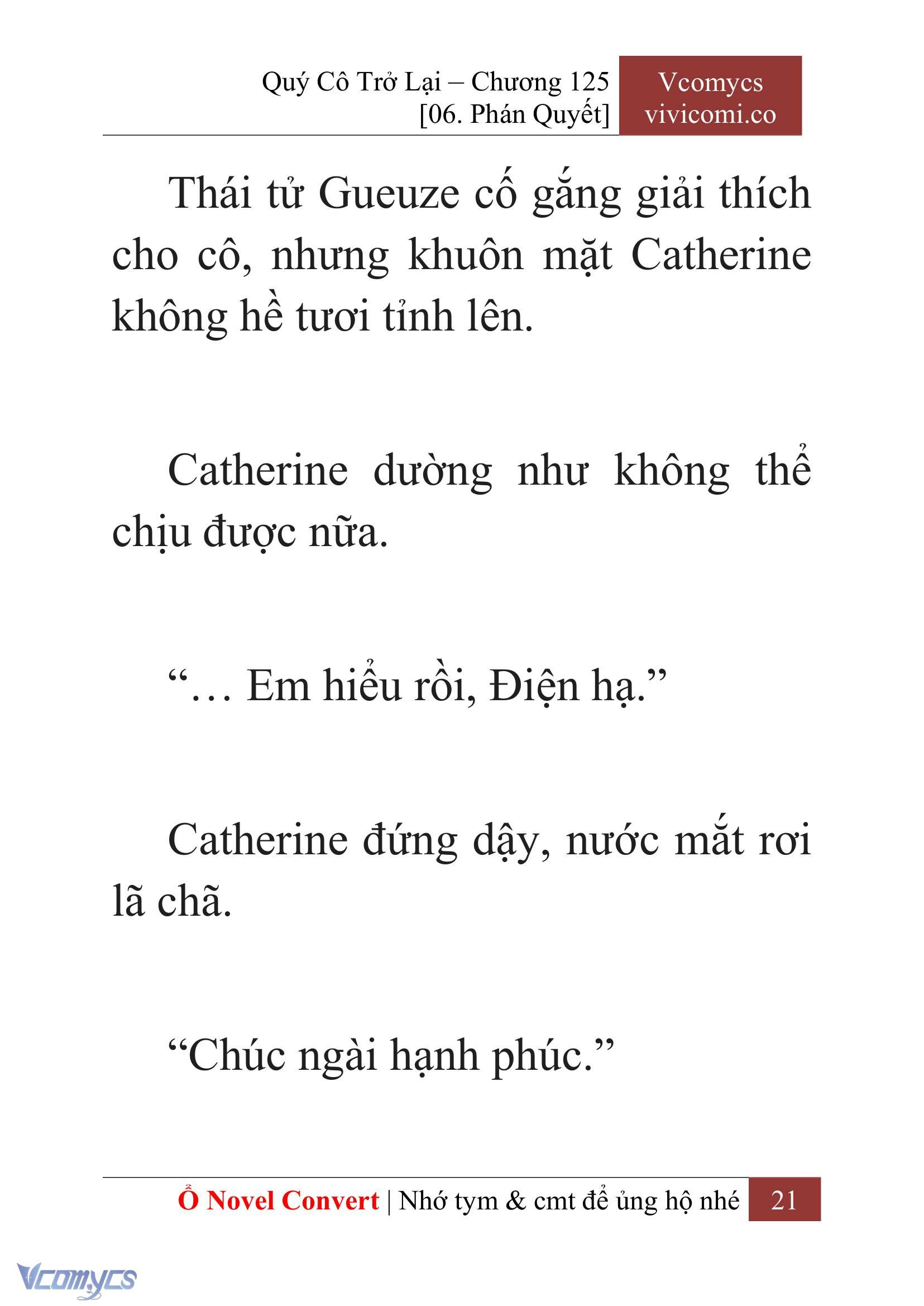 [Novel] Quý Cô Trở Lại Chapter 125 - Trang 24
