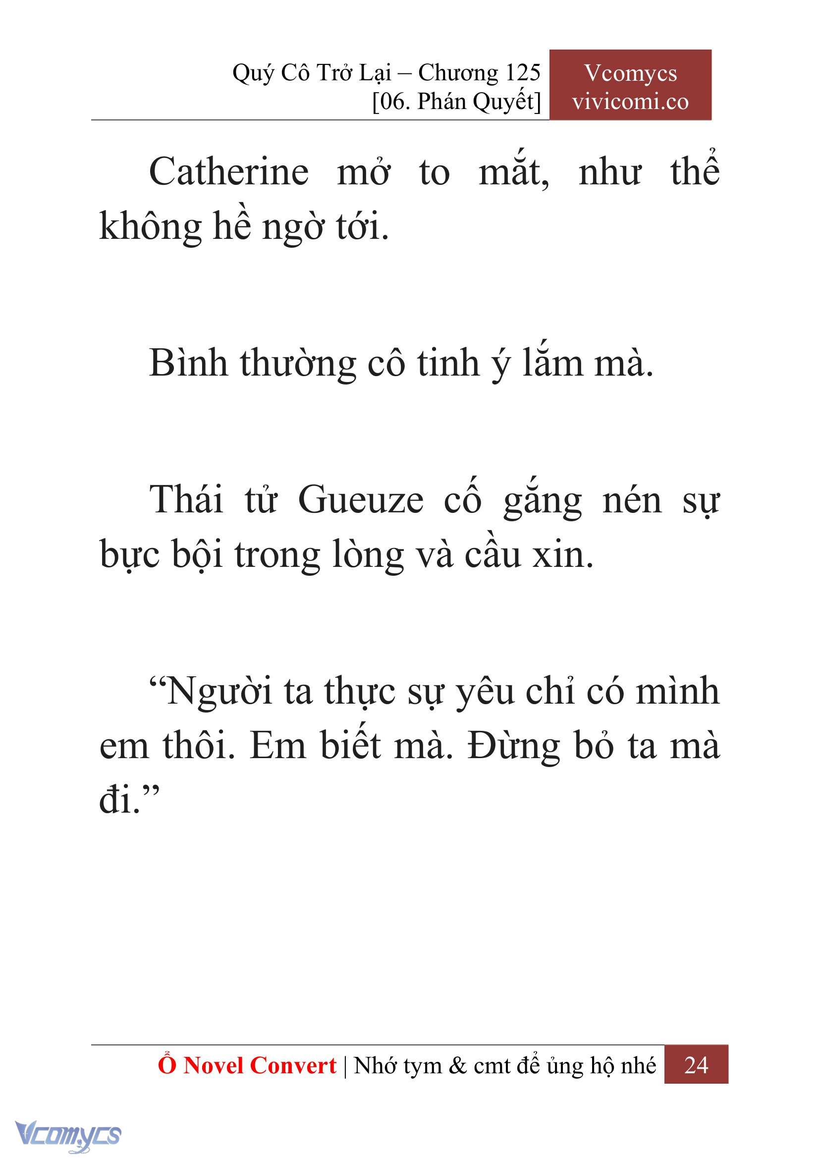 [Novel] Quý Cô Trở Lại Chapter 125 - Trang 27