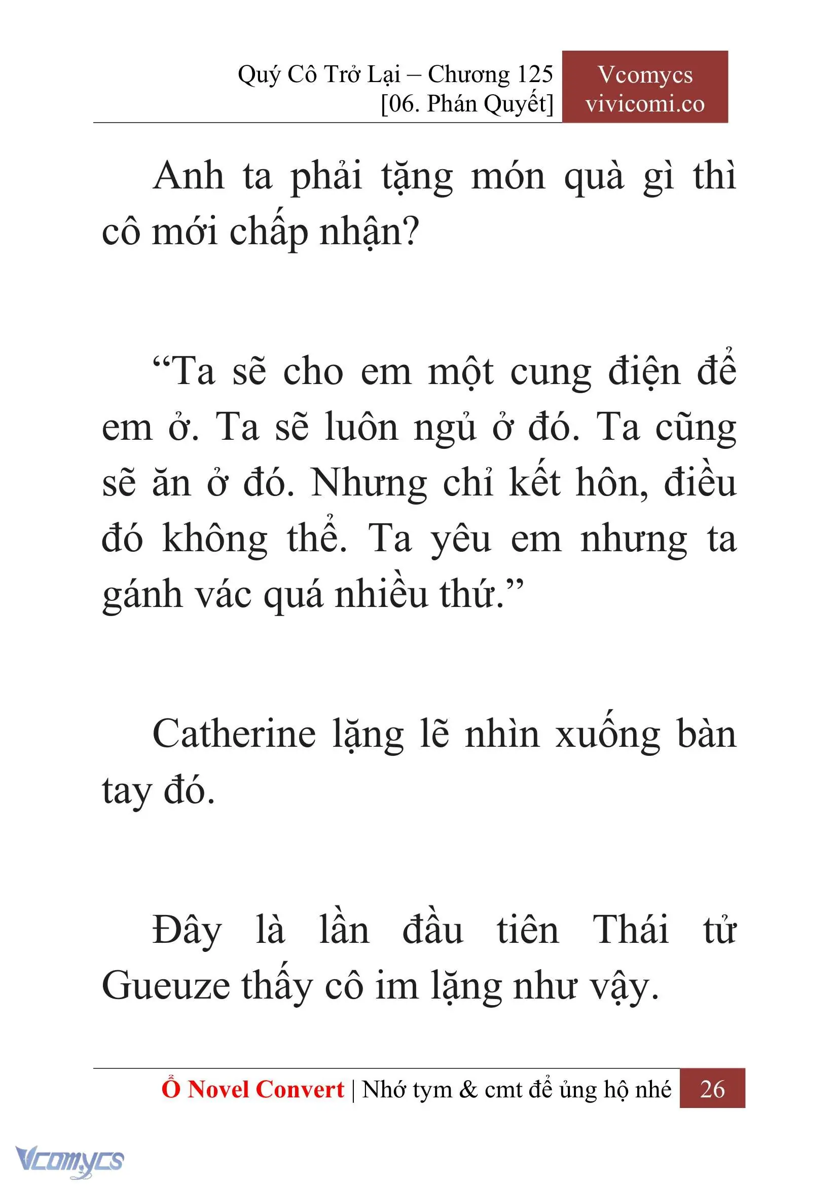[Novel] Quý Cô Trở Lại Chapter 125 - Trang 29
