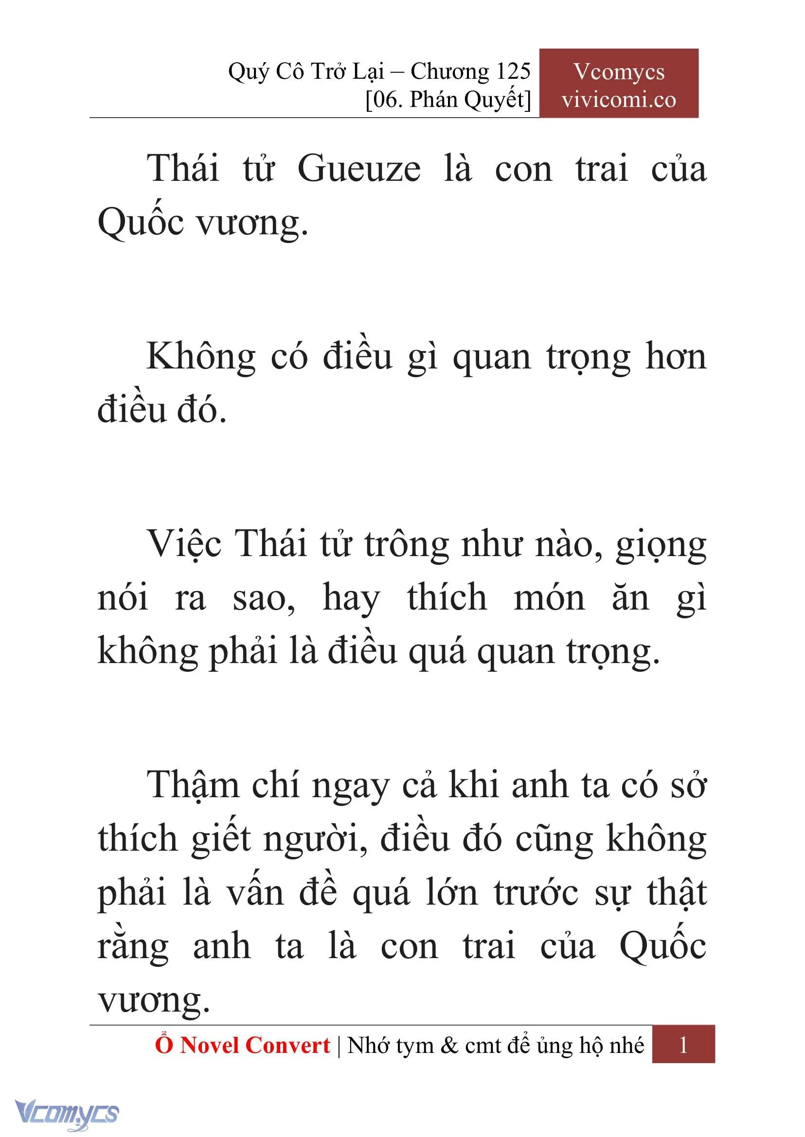 [Novel] Quý Cô Trở Lại Chapter 125 - Trang 4