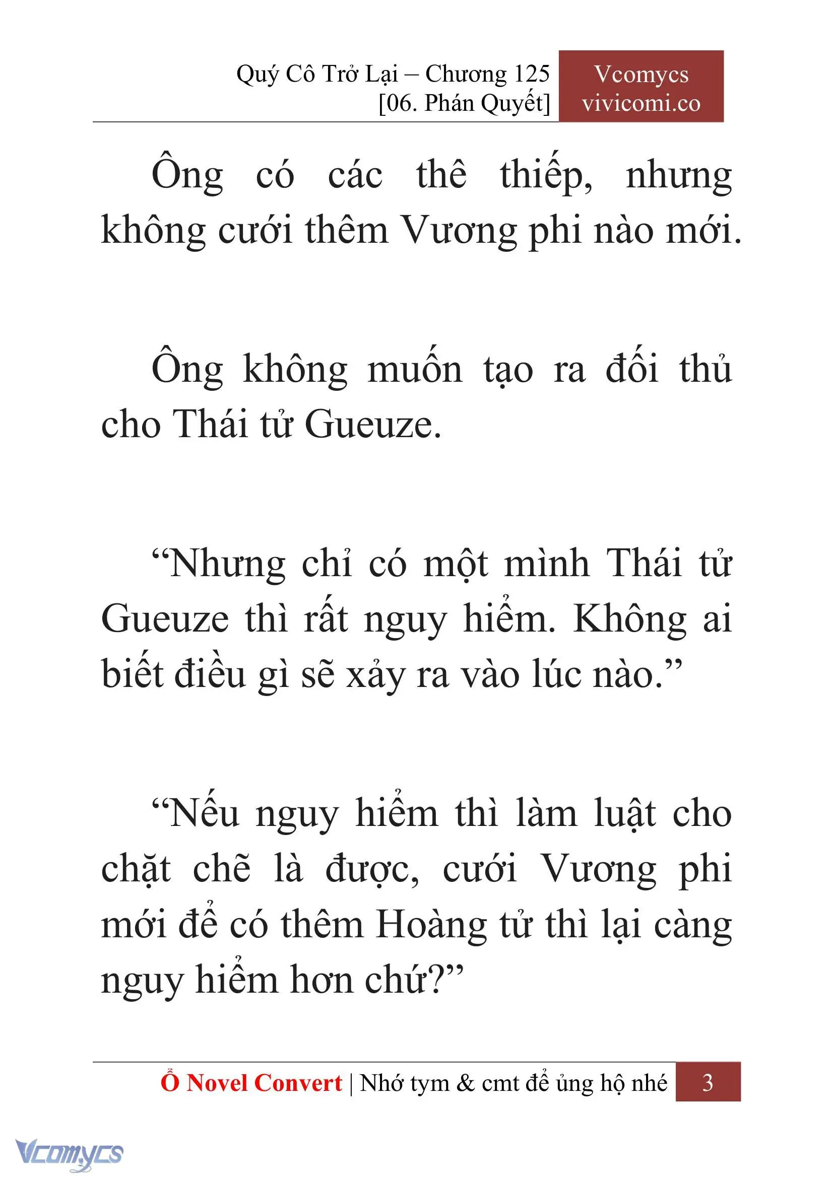 [Novel] Quý Cô Trở Lại Chapter 125 - Trang 6
