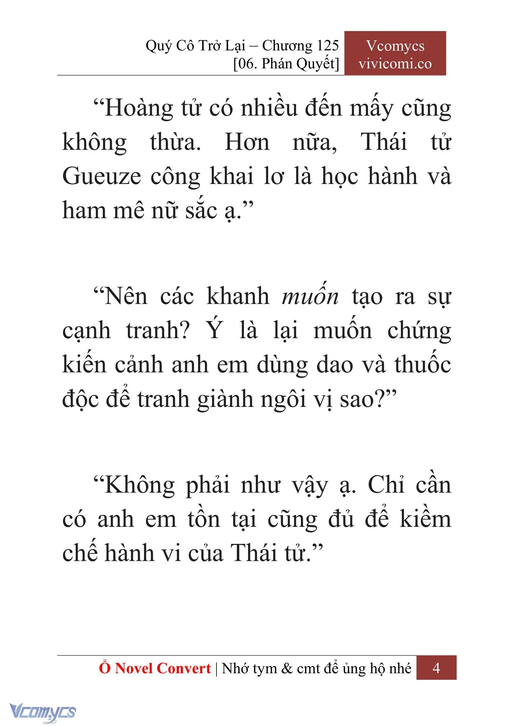 [Novel] Quý Cô Trở Lại Chapter 125 - Trang 7