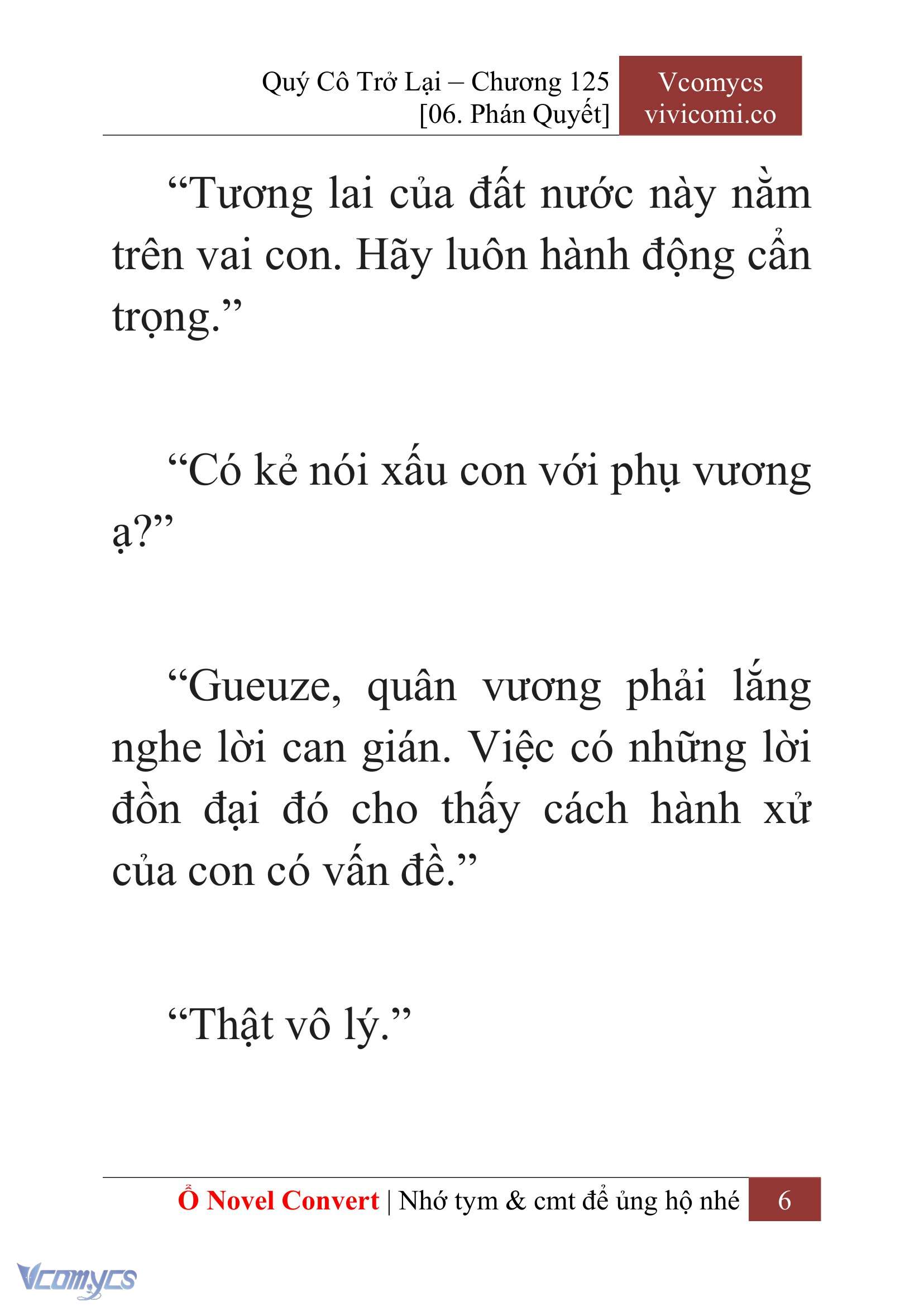 [Novel] Quý Cô Trở Lại Chapter 125 - Trang 9