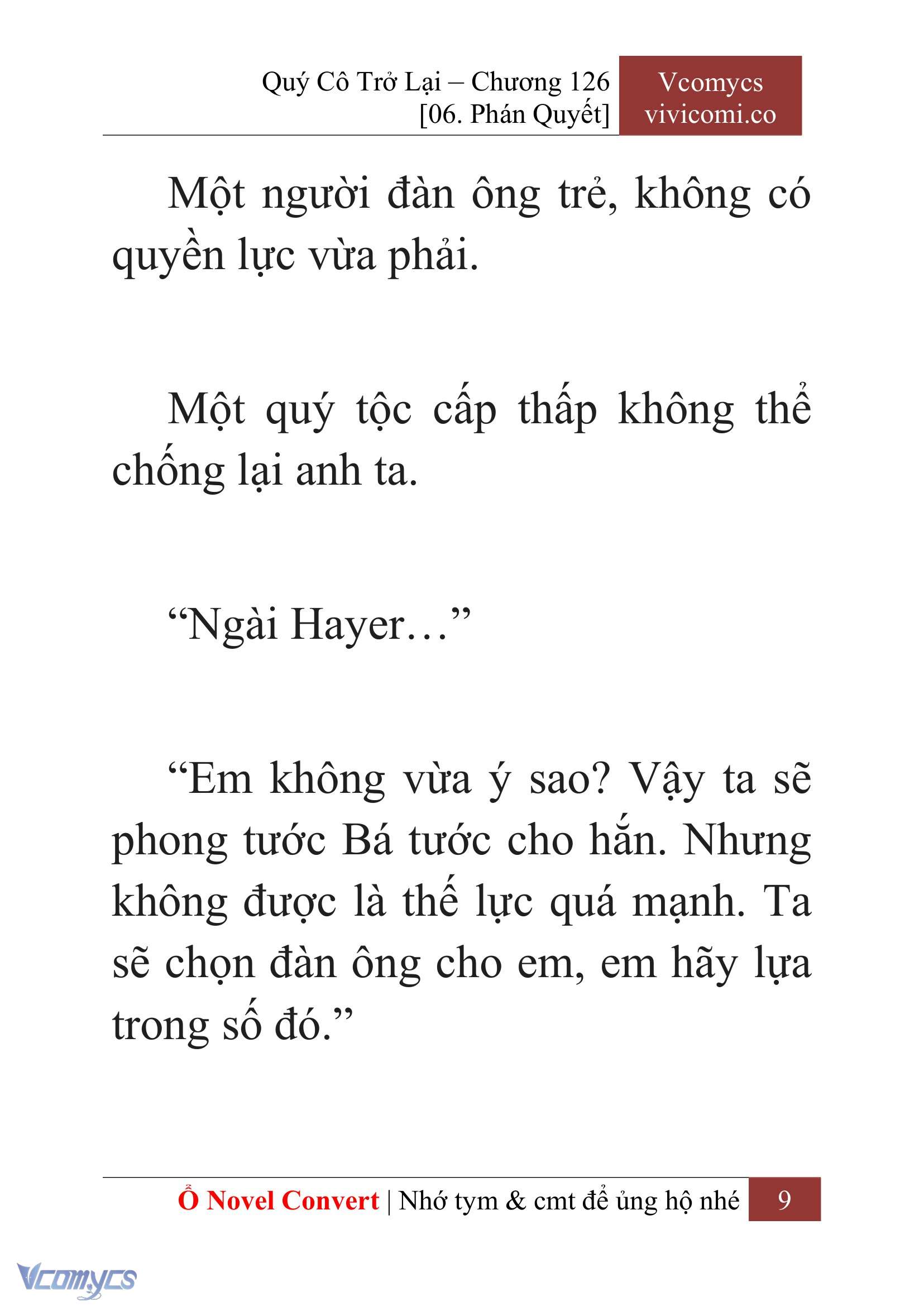 [Novel] Quý Cô Trở Lại Chapter 126 - Trang 12