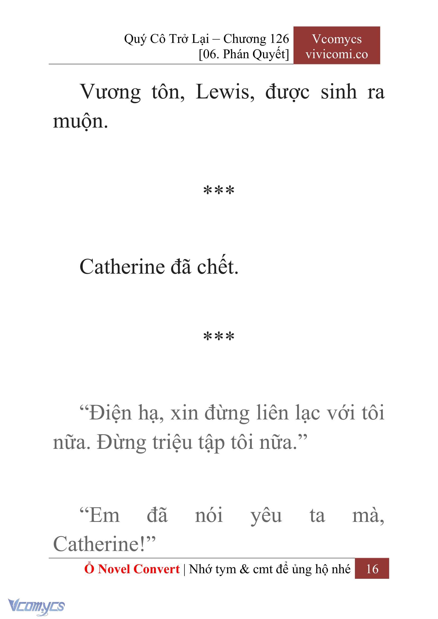 [Novel] Quý Cô Trở Lại Chapter 126 - Trang 19