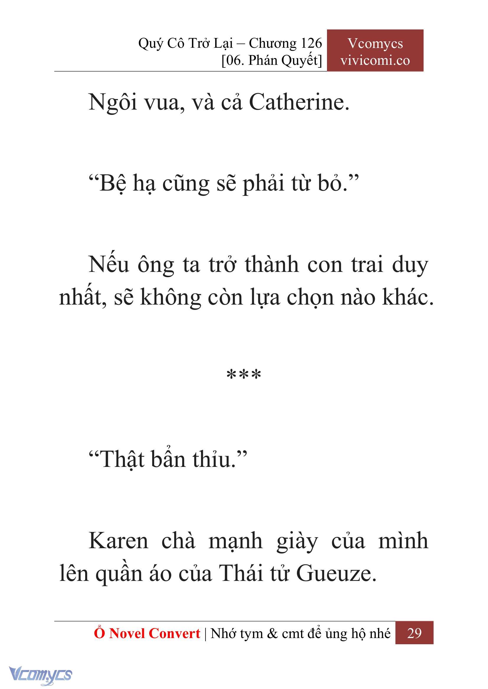 [Novel] Quý Cô Trở Lại Chapter 126 - Trang 32