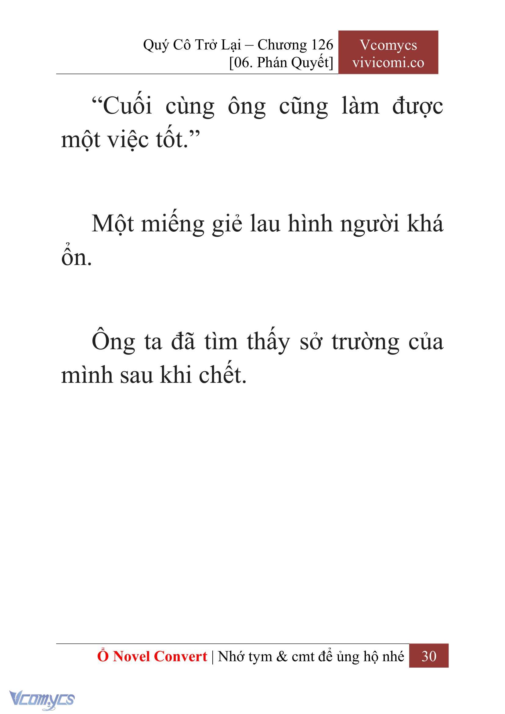 [Novel] Quý Cô Trở Lại Chapter 126 - Trang 33