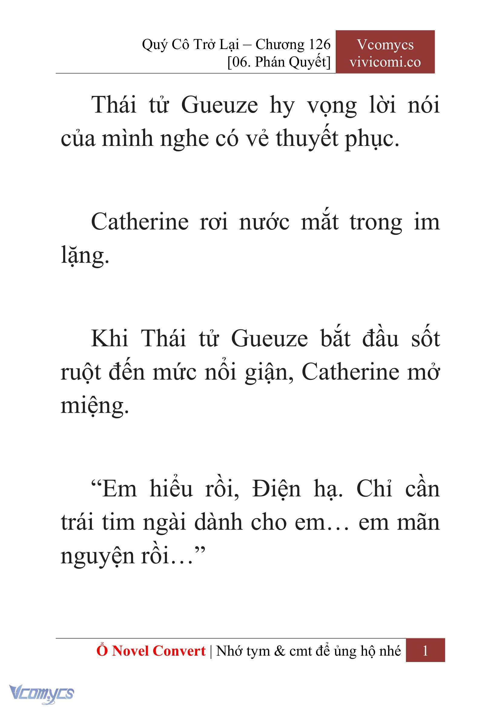 [Novel] Quý Cô Trở Lại Chapter 126 - Trang 4