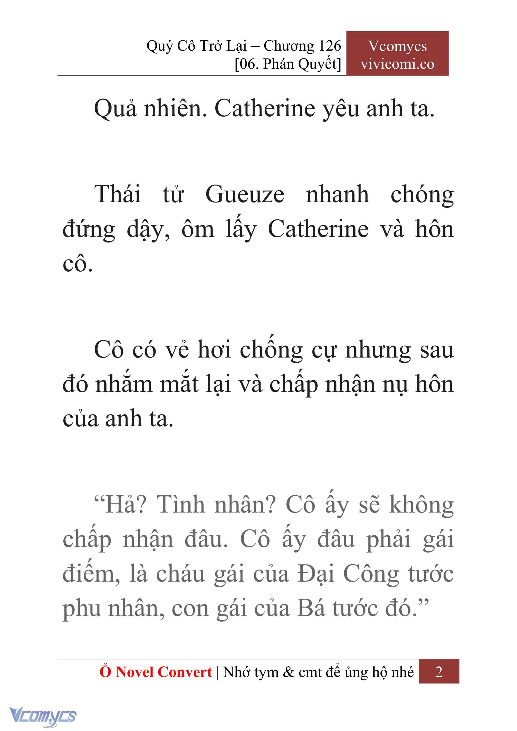 [Novel] Quý Cô Trở Lại Chapter 126 - Trang 5