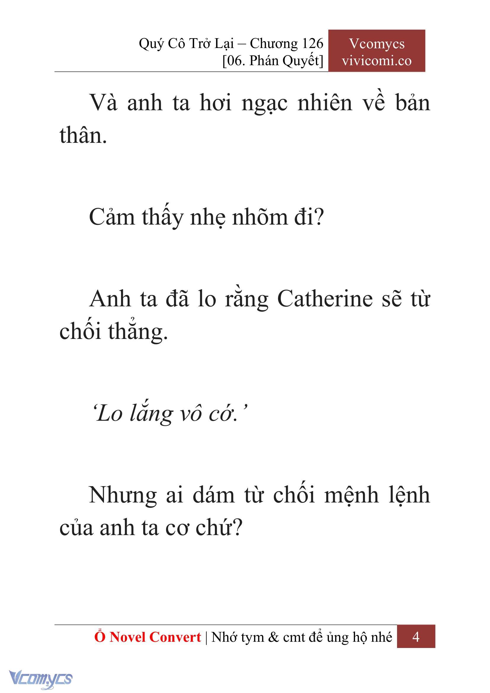 [Novel] Quý Cô Trở Lại Chapter 126 - Trang 7