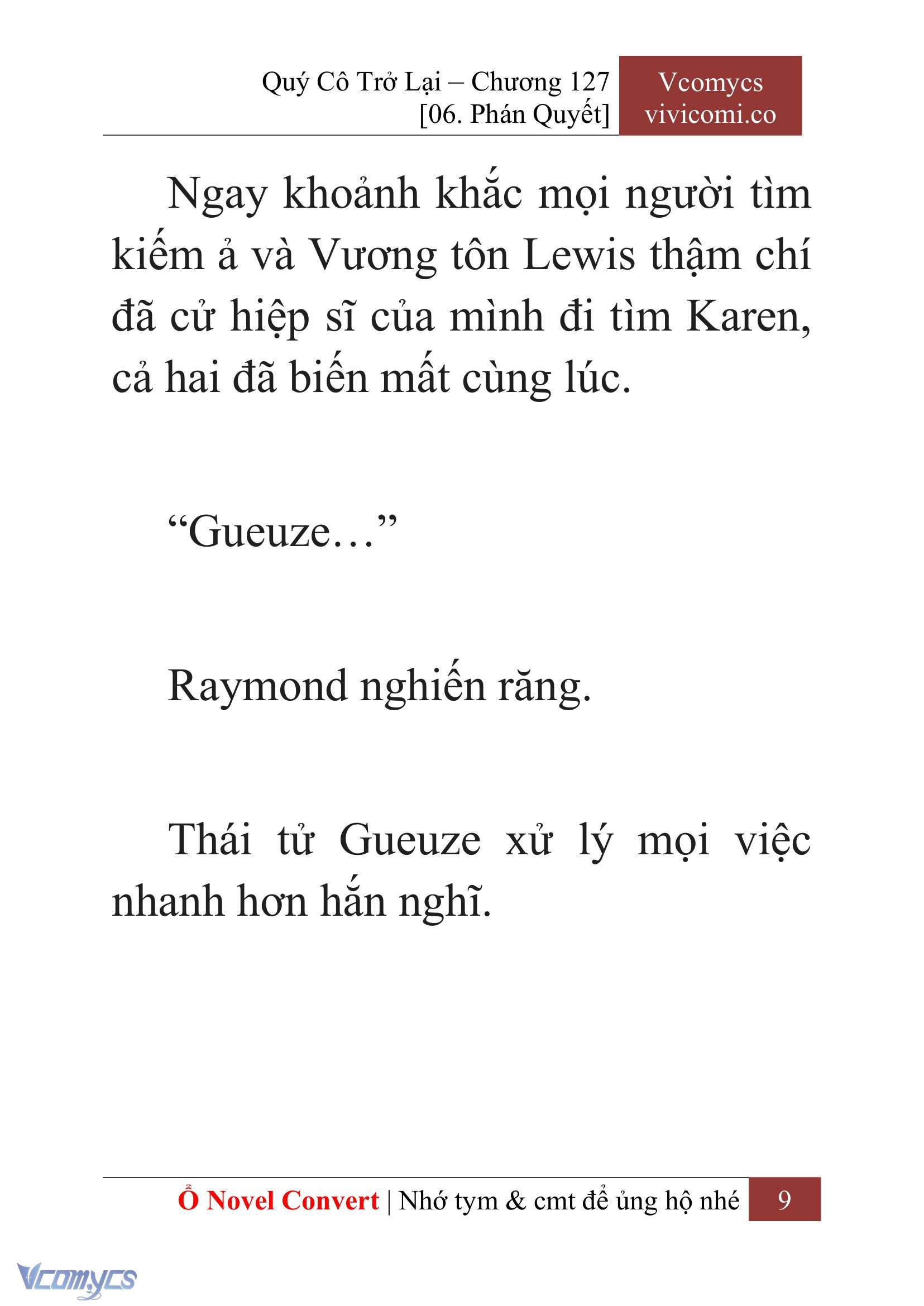 [Novel] Quý Cô Trở Lại Chapter 127 - Trang 12