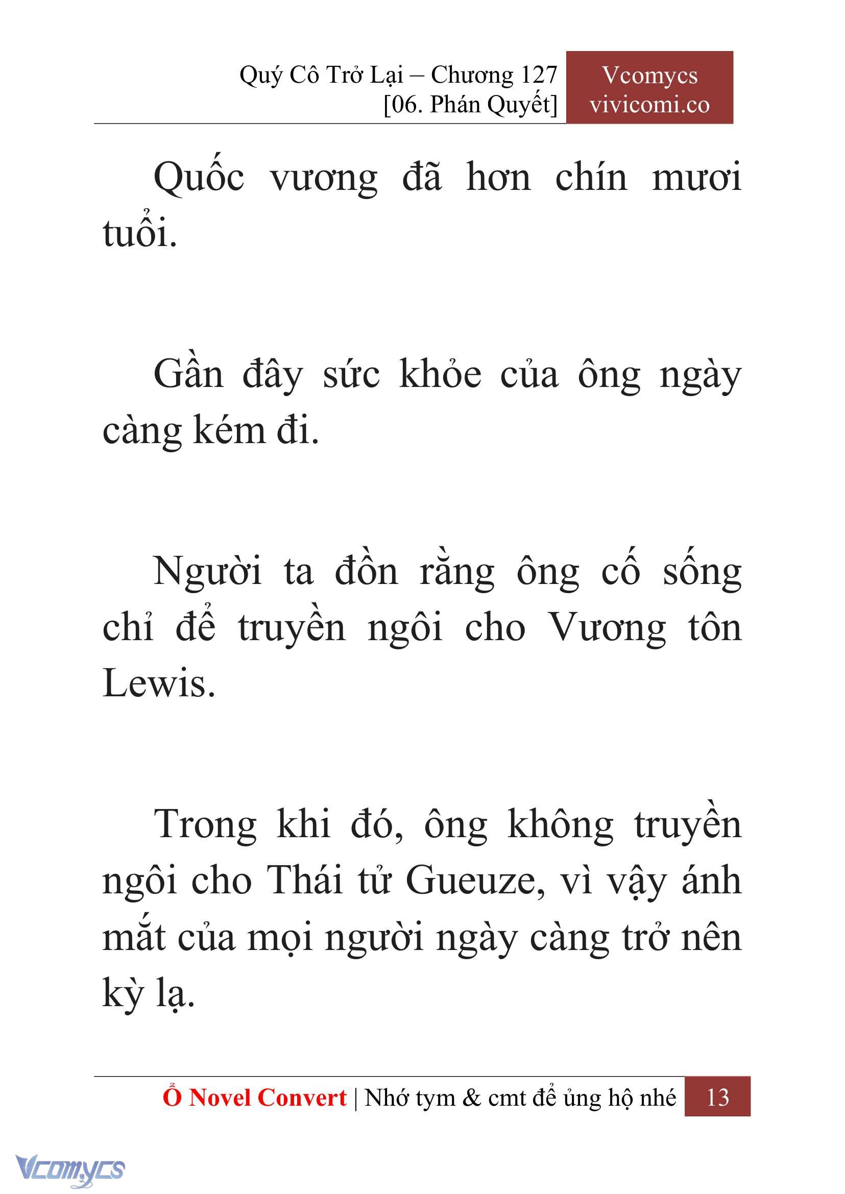 [Novel] Quý Cô Trở Lại Chapter 127 - Trang 16