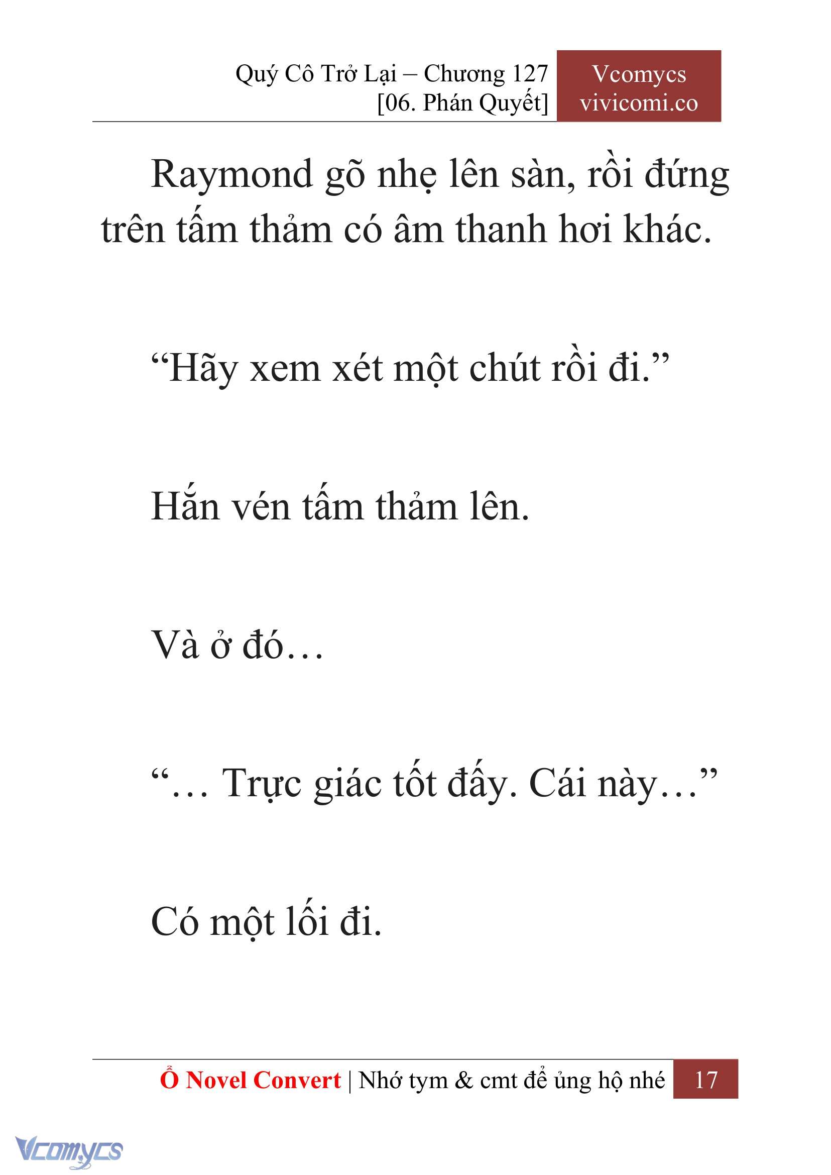 [Novel] Quý Cô Trở Lại Chapter 127 - Trang 20