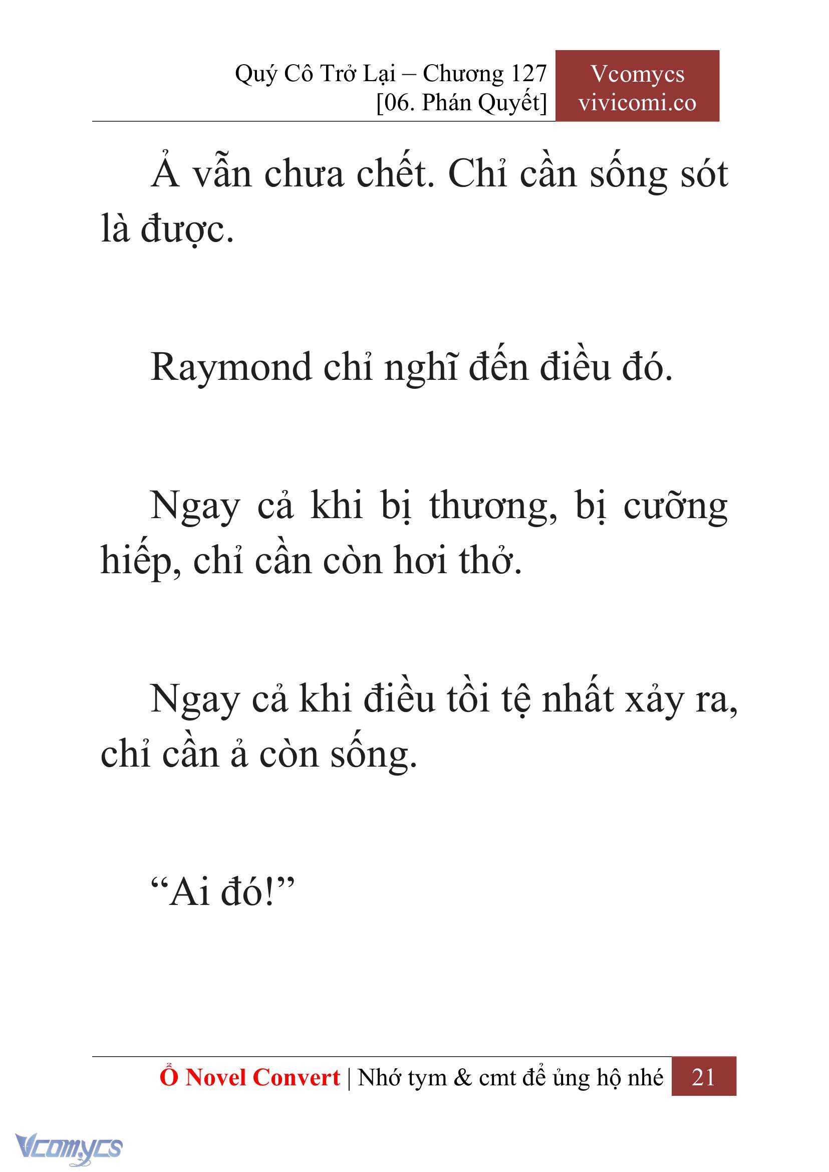 [Novel] Quý Cô Trở Lại Chapter 127 - Trang 24