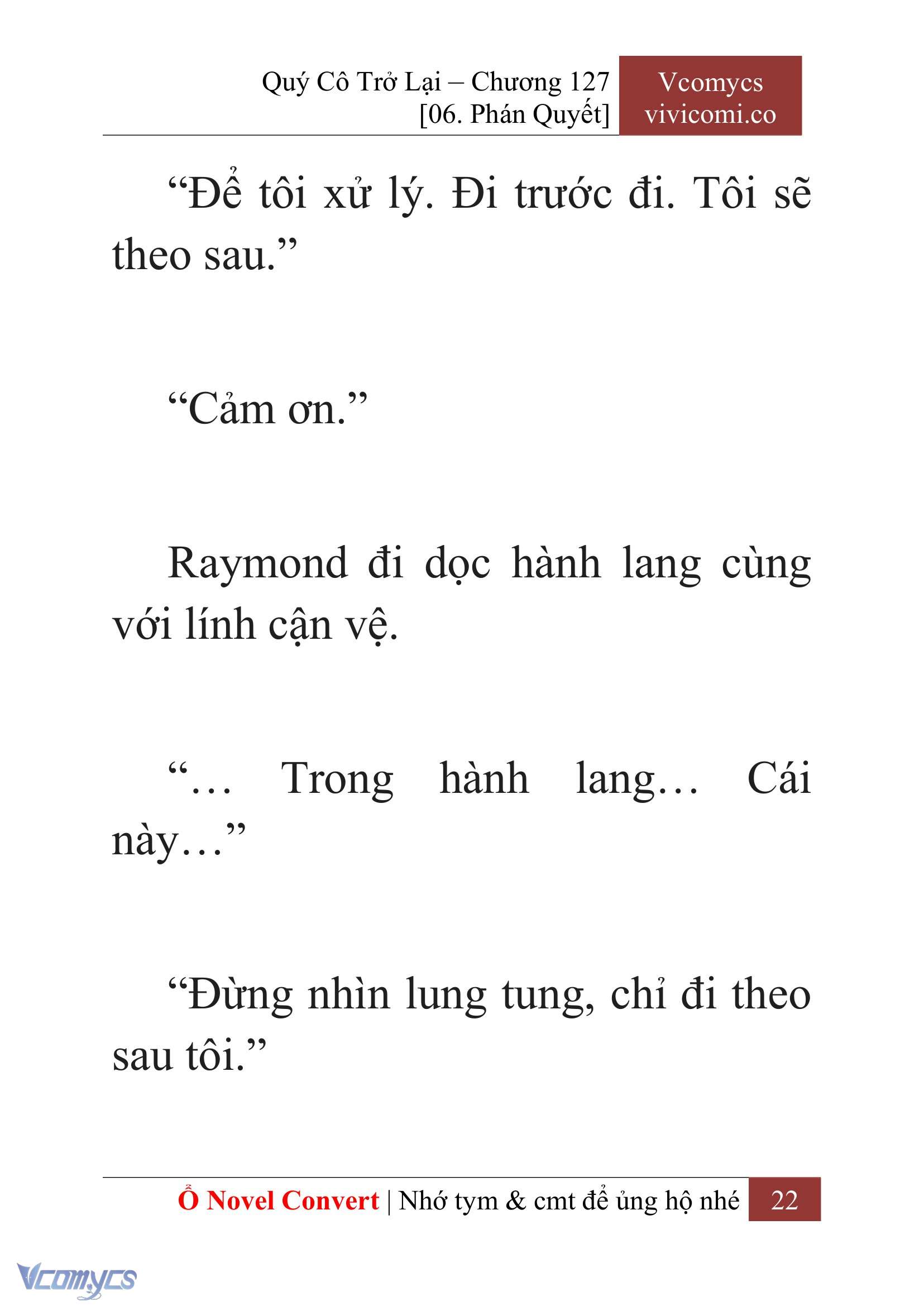 [Novel] Quý Cô Trở Lại Chapter 127 - Trang 25