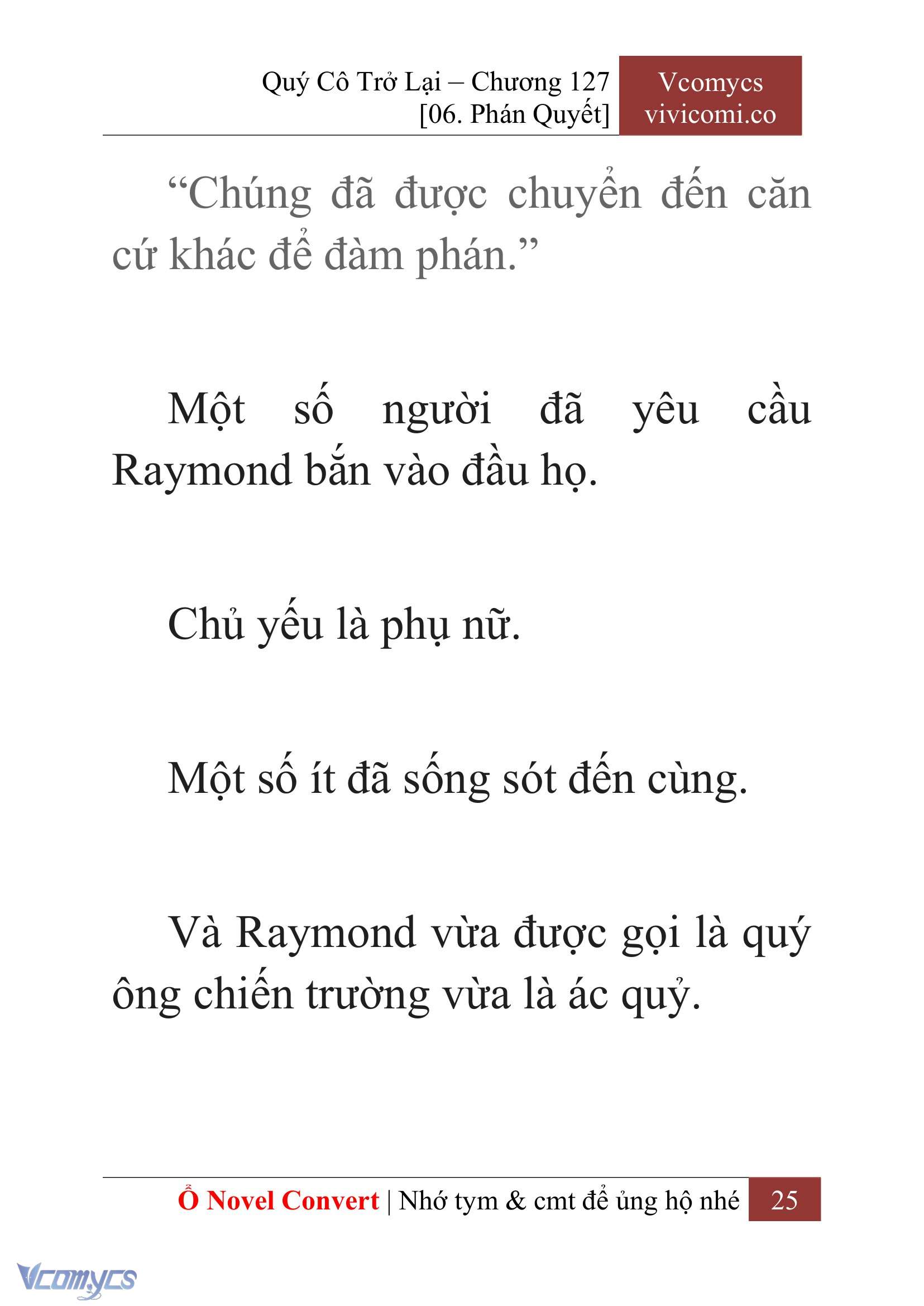 [Novel] Quý Cô Trở Lại Chapter 127 - Trang 28