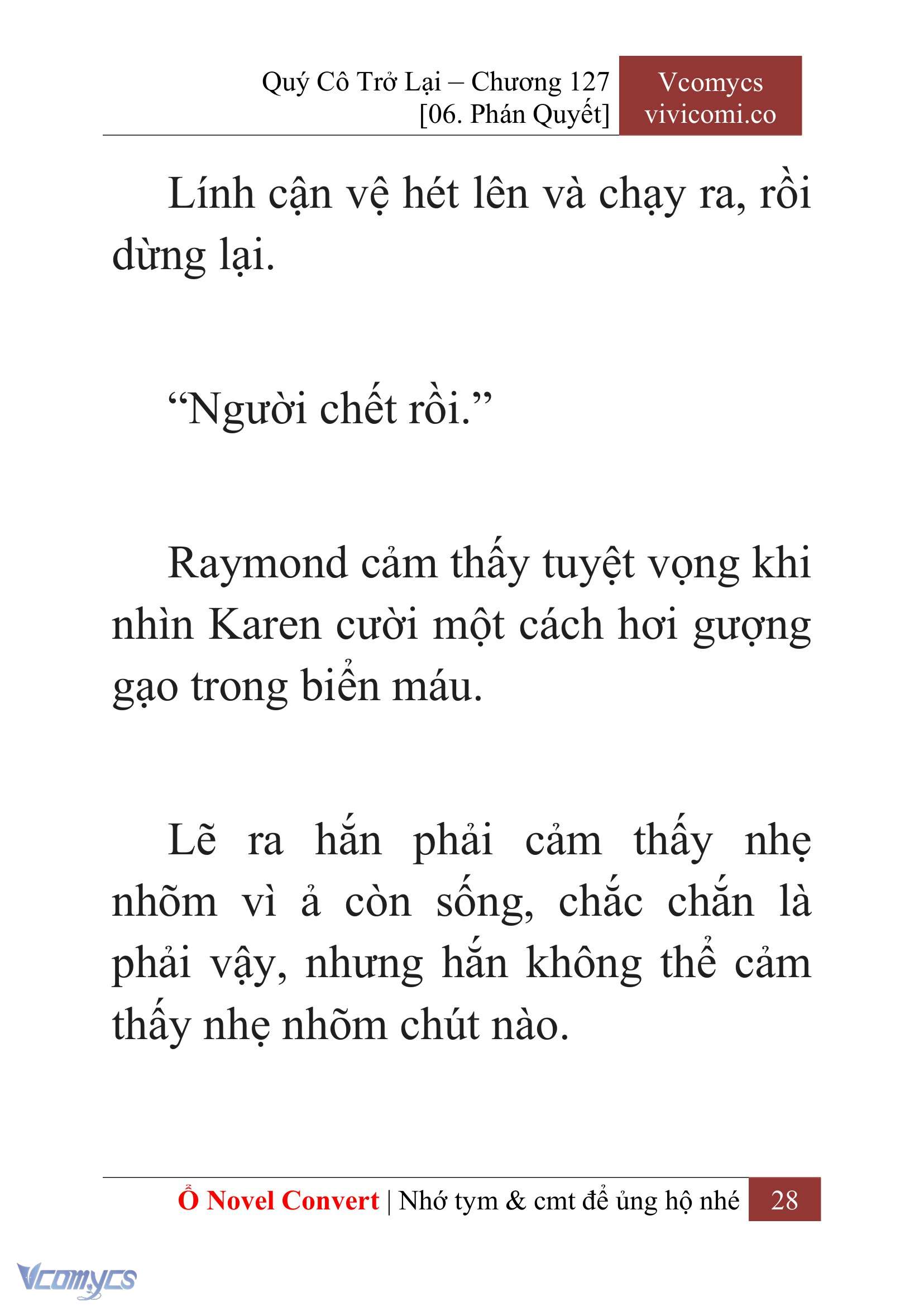 [Novel] Quý Cô Trở Lại Chapter 127 - Trang 31
