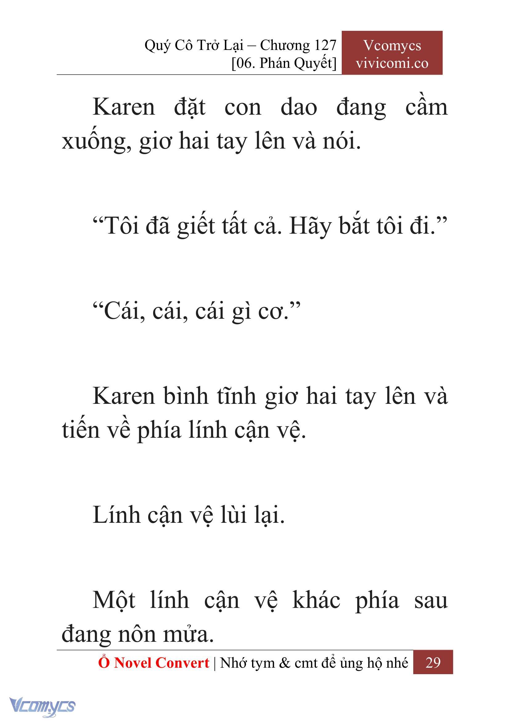 [Novel] Quý Cô Trở Lại Chapter 127 - Trang 32