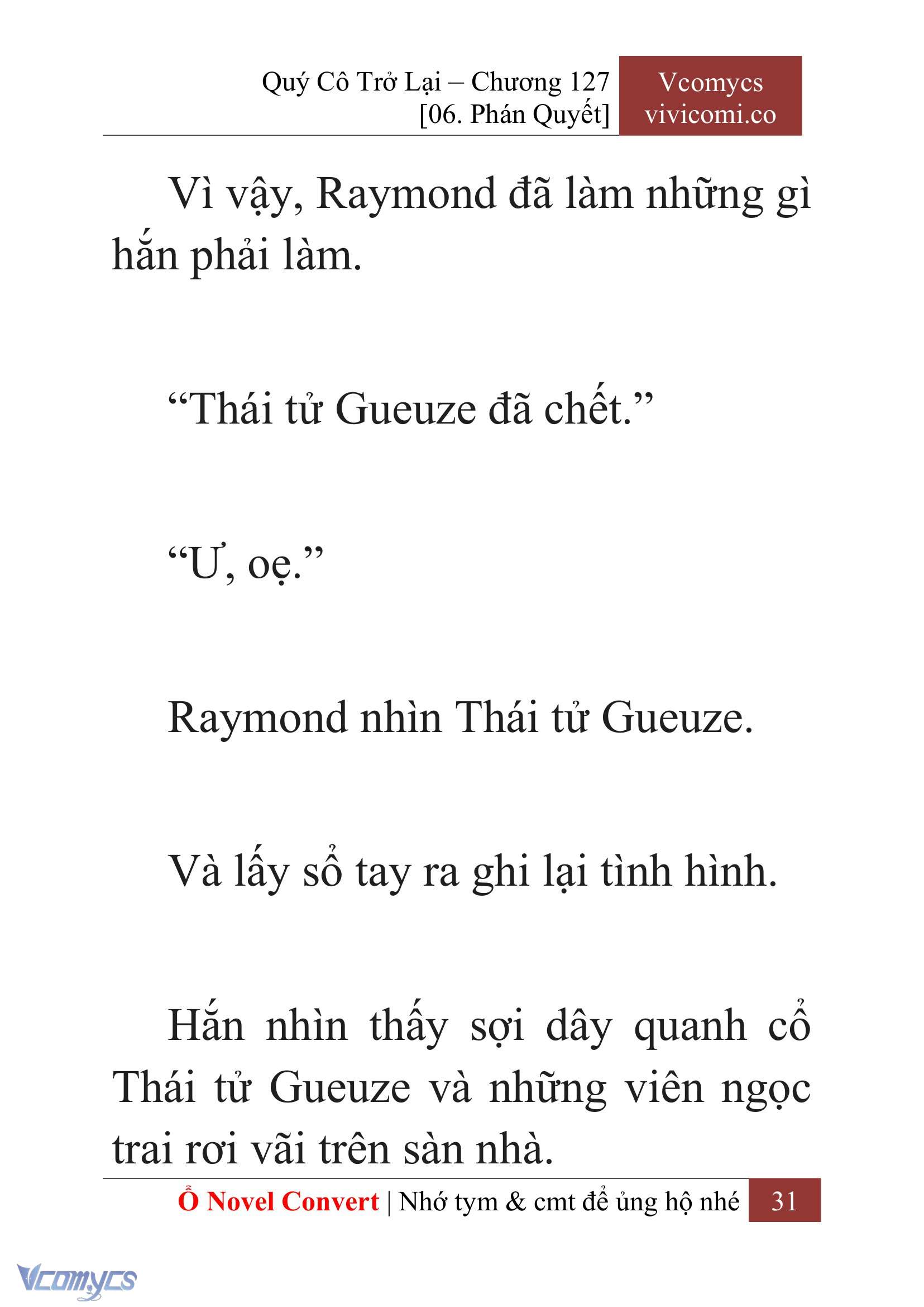 [Novel] Quý Cô Trở Lại Chapter 127 - Trang 34