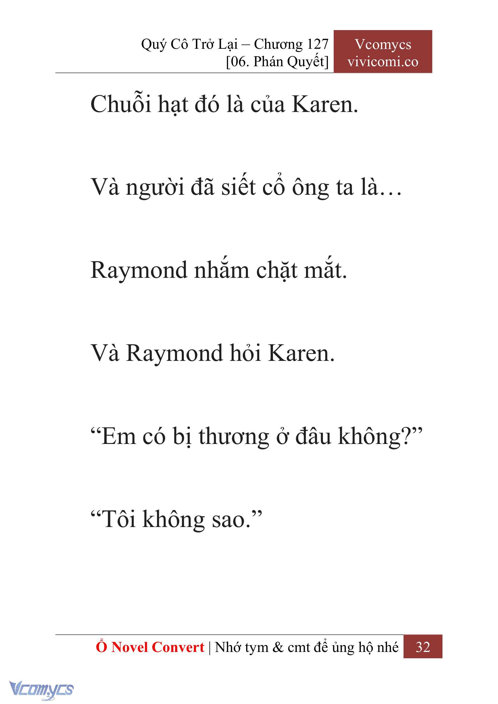 [Novel] Quý Cô Trở Lại Chapter 127 - Trang 35