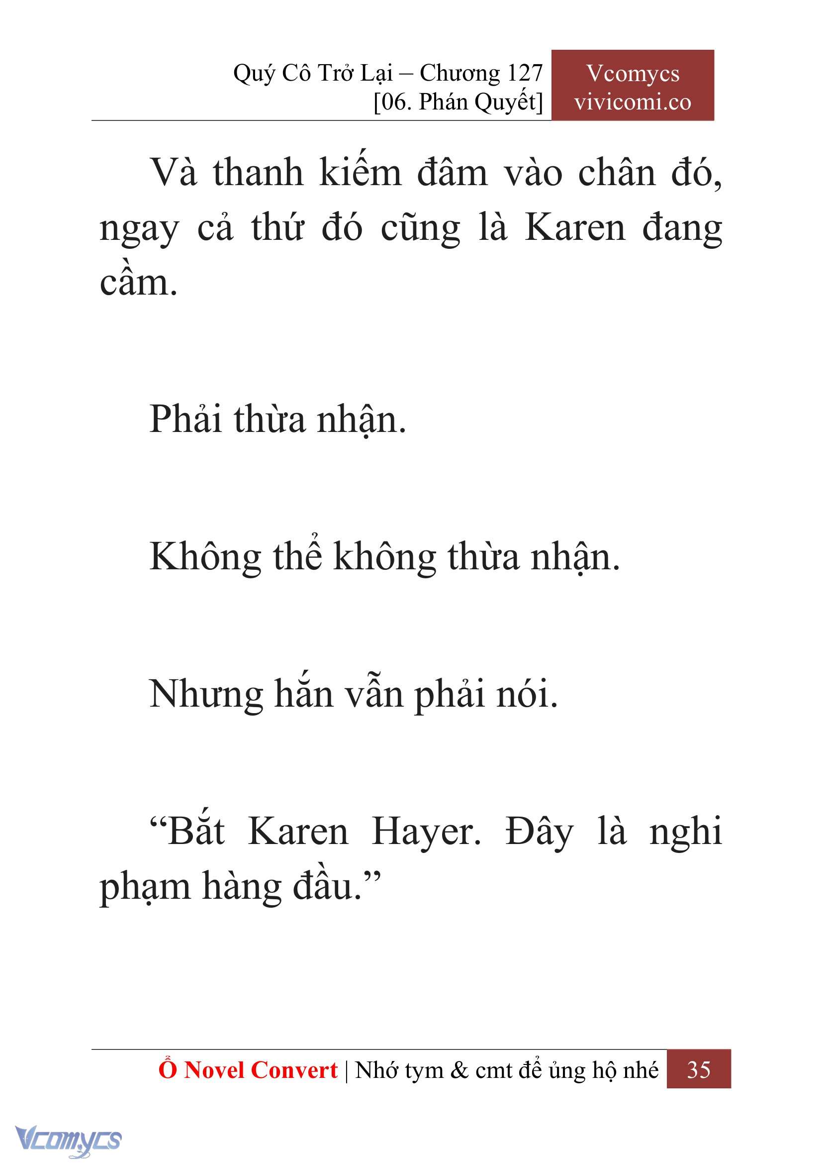 [Novel] Quý Cô Trở Lại Chapter 127 - Trang 38