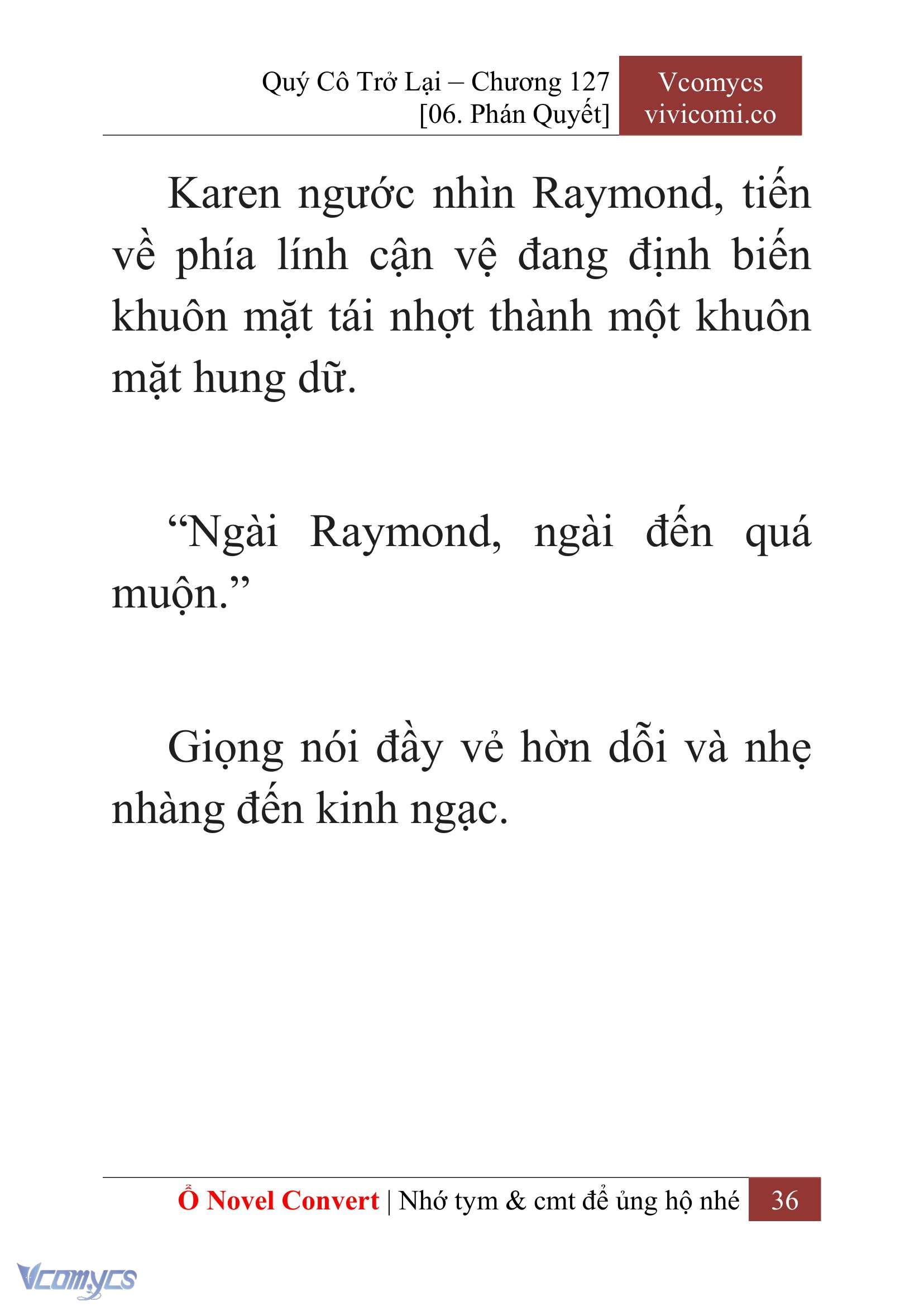 [Novel] Quý Cô Trở Lại Chapter 127 - Trang 39