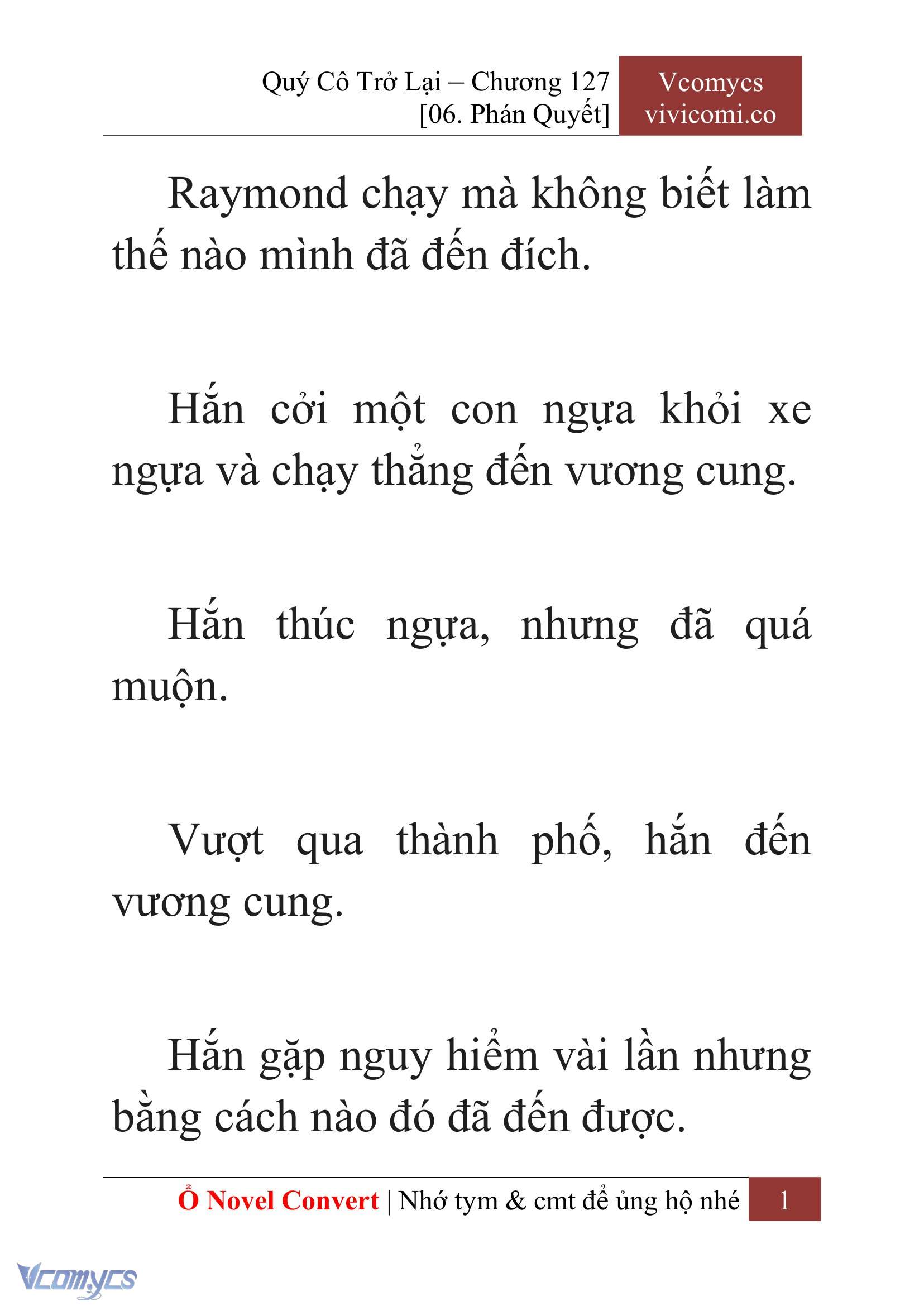 [Novel] Quý Cô Trở Lại Chapter 127 - Trang 4