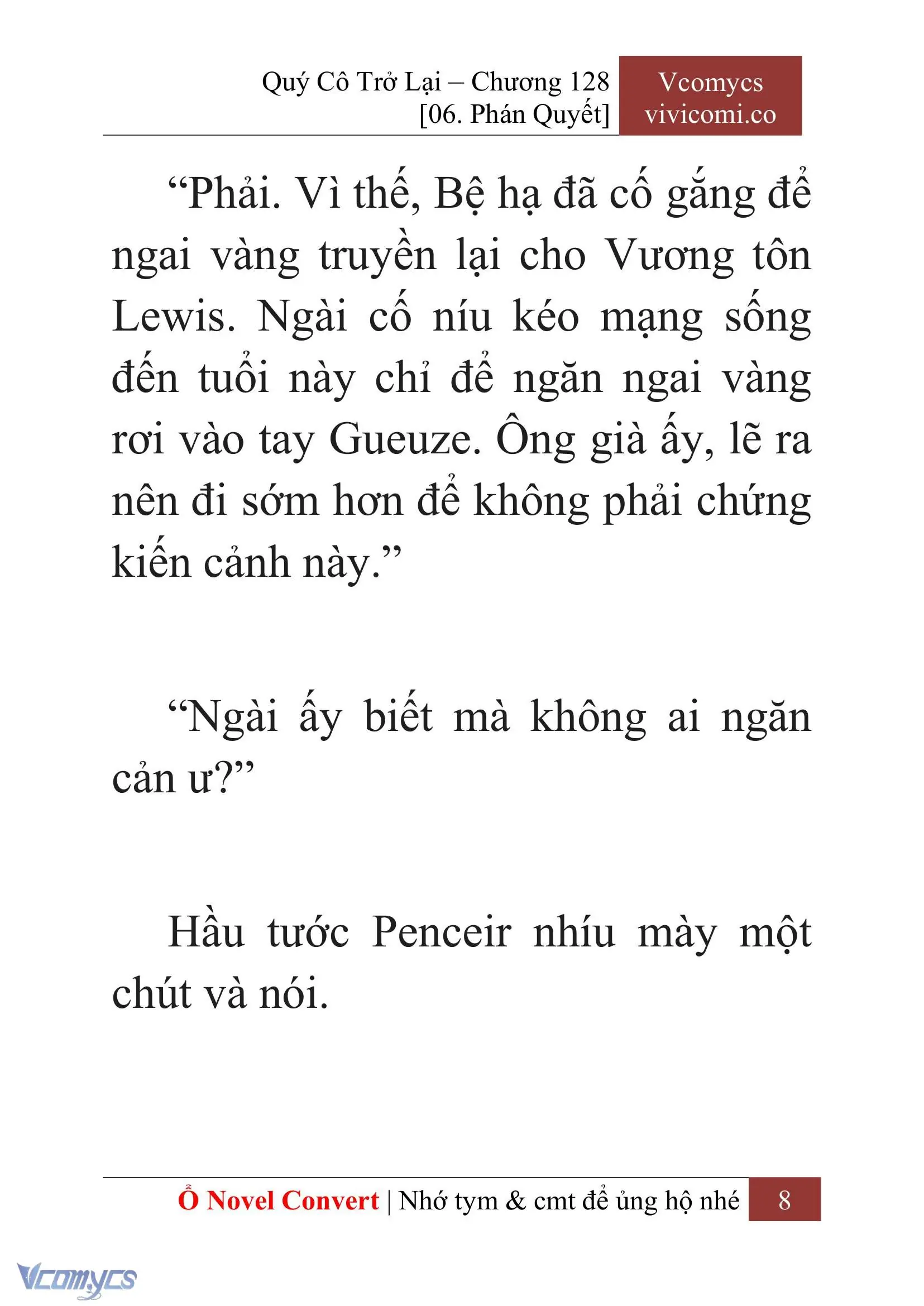 [Novel] Quý Cô Trở Lại Chapter 128 - Trang 11