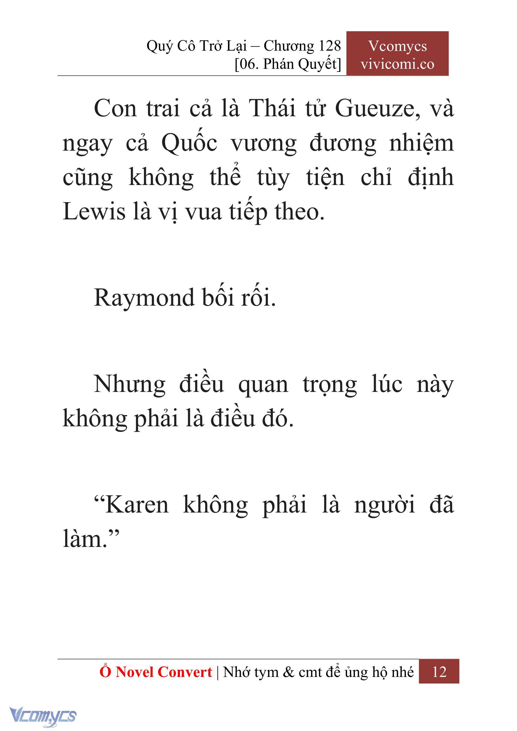 [Novel] Quý Cô Trở Lại Chapter 128 - Trang 15