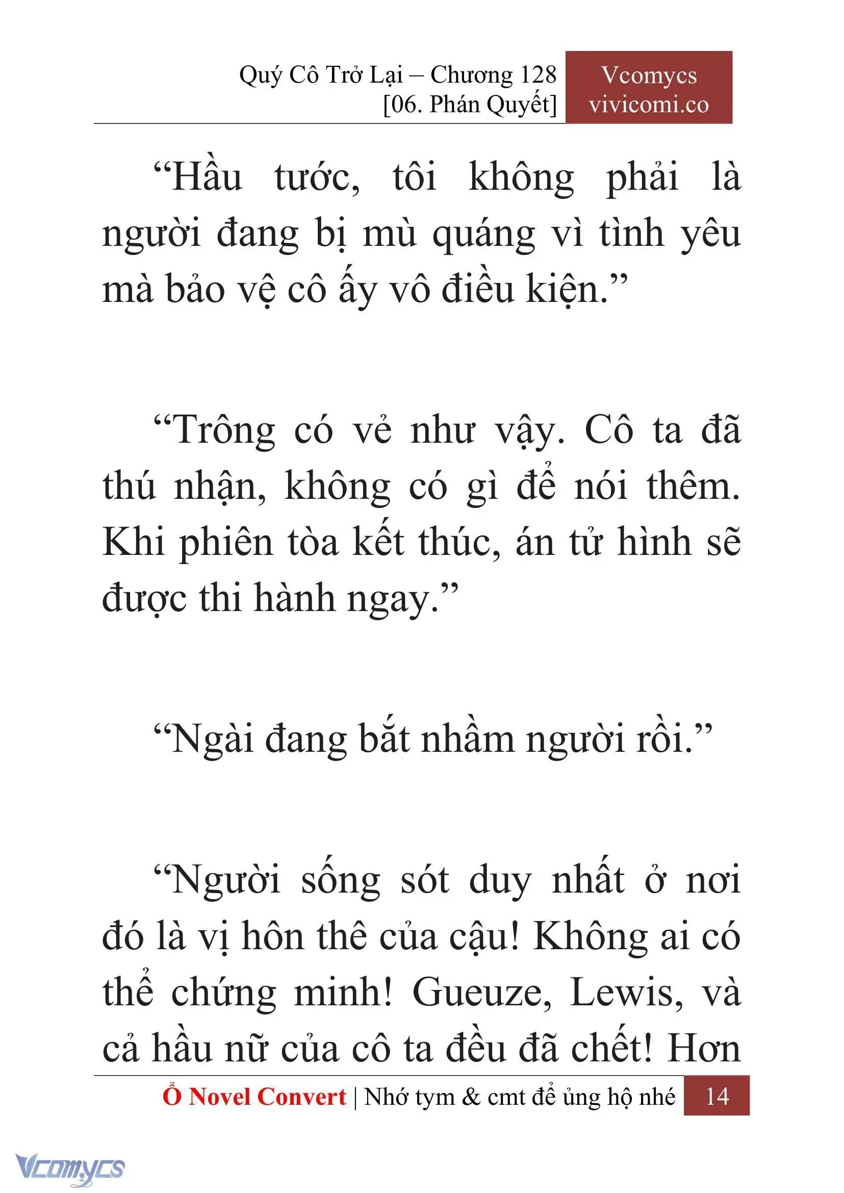[Novel] Quý Cô Trở Lại Chapter 128 - Trang 17