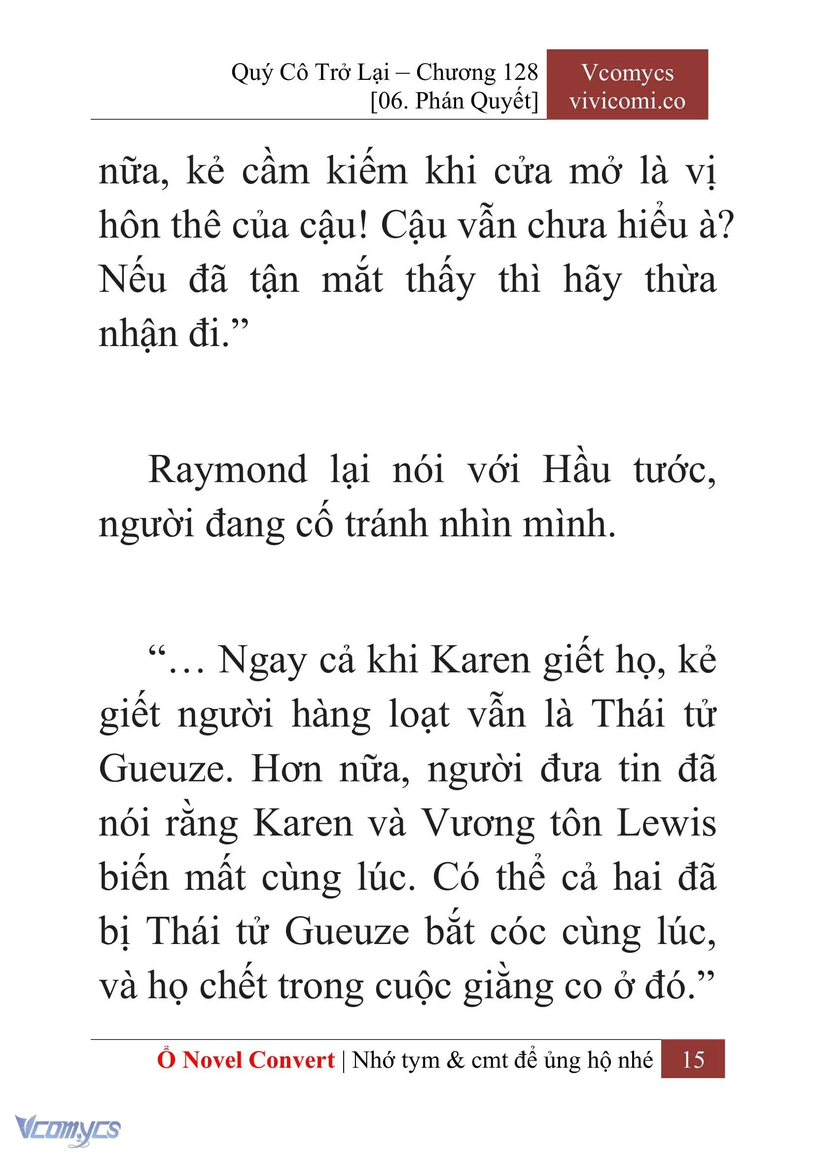 [Novel] Quý Cô Trở Lại Chapter 128 - Trang 18