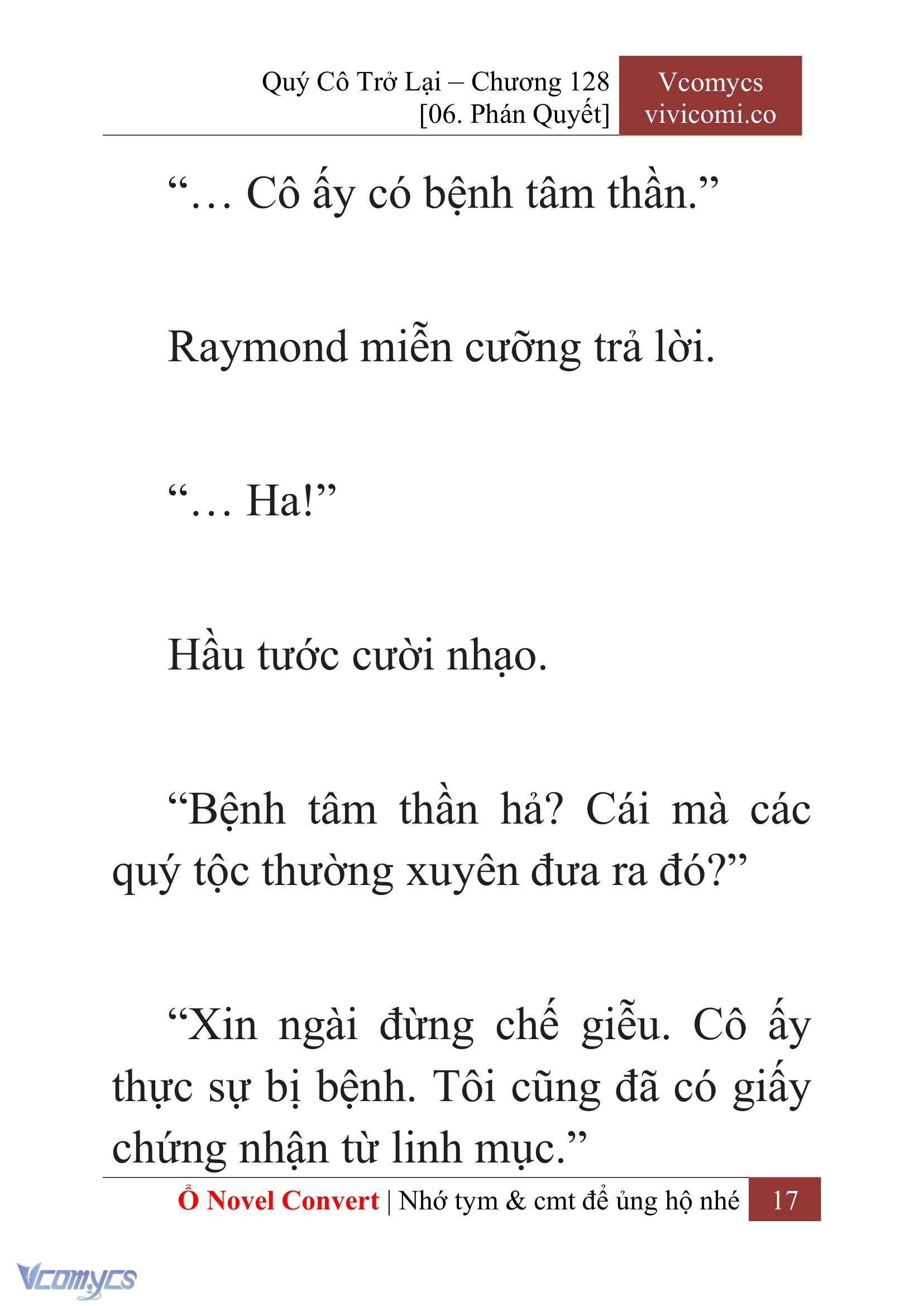 [Novel] Quý Cô Trở Lại Chapter 128 - Trang 20