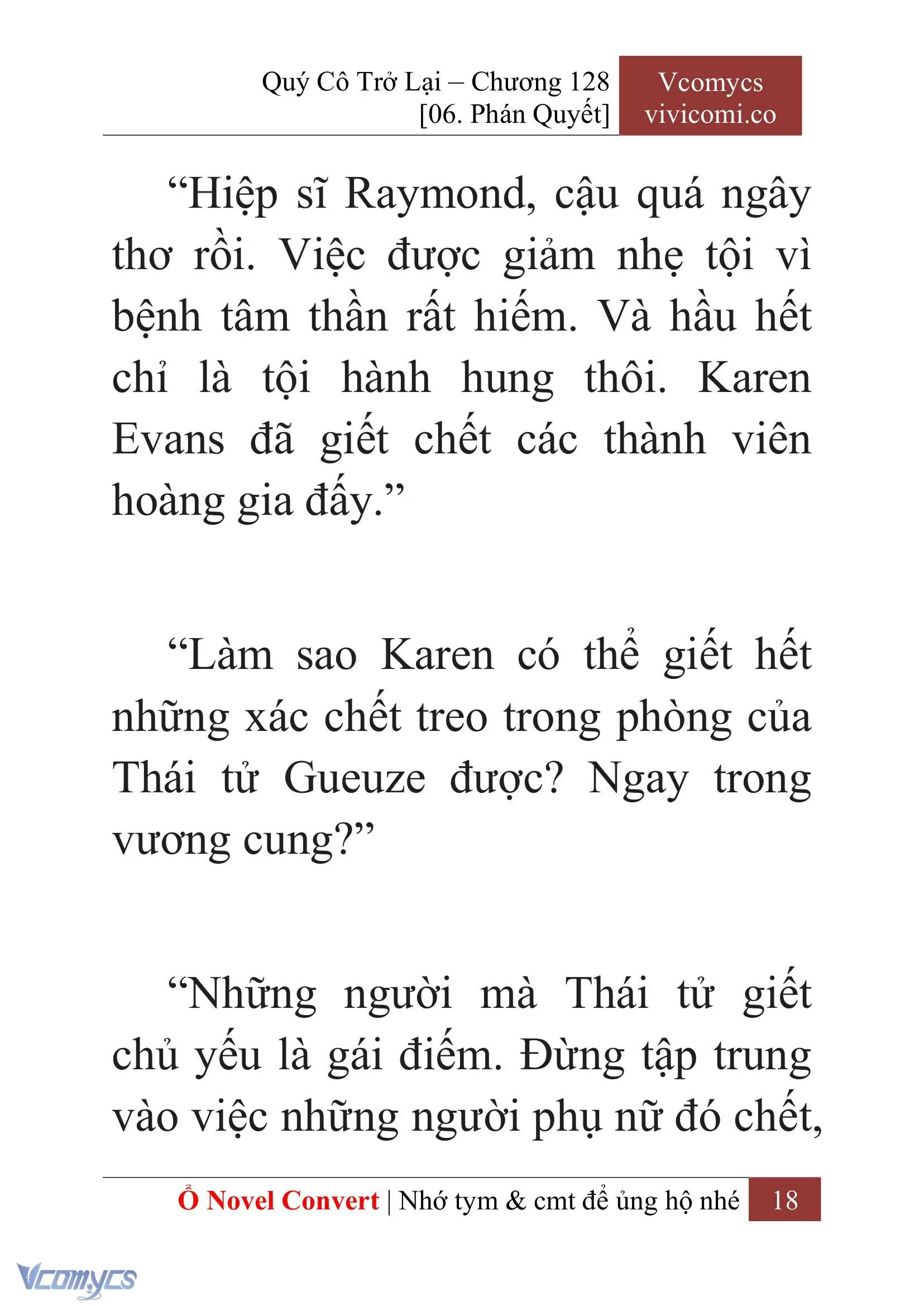 [Novel] Quý Cô Trở Lại Chapter 128 - Trang 21
