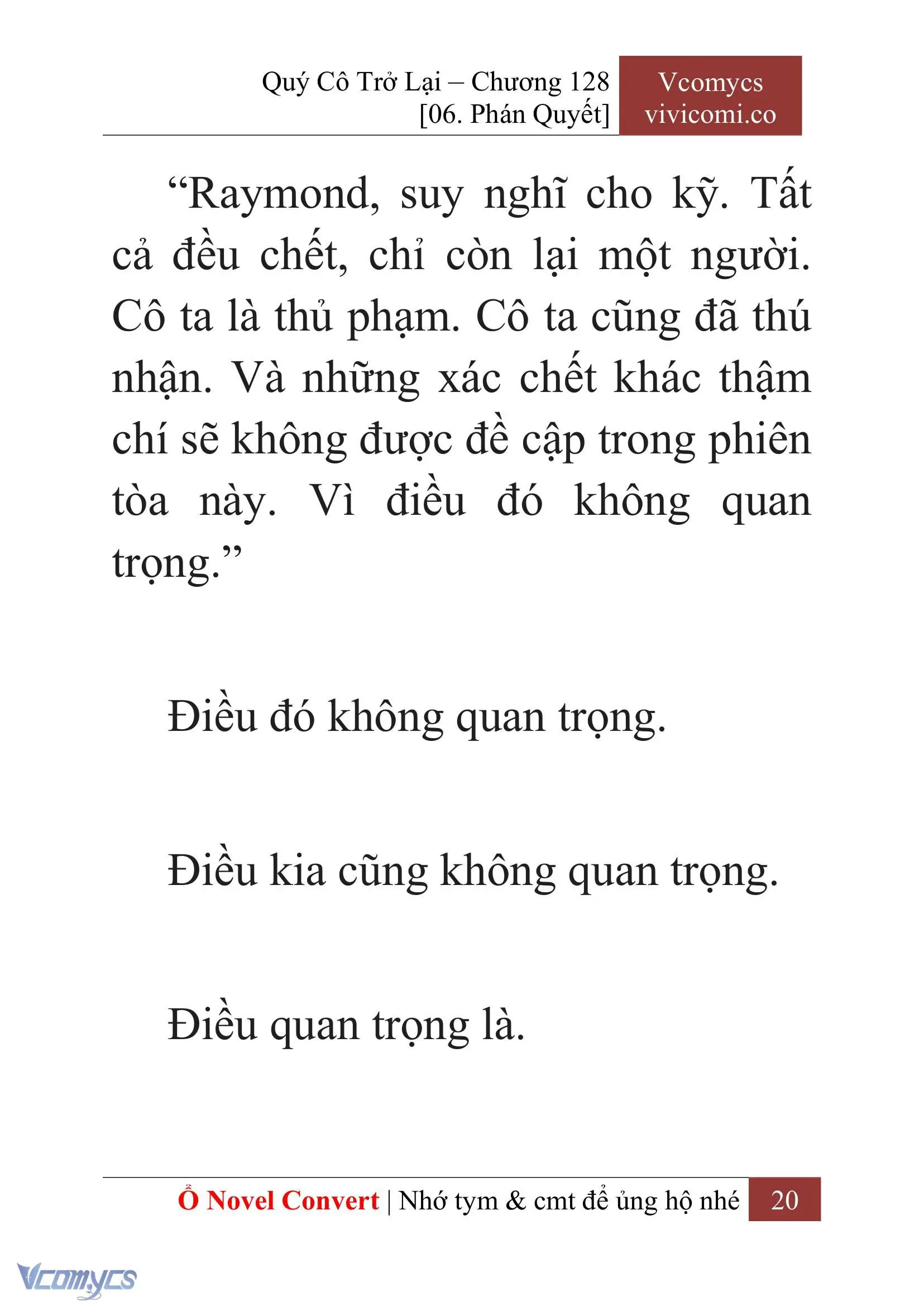 [Novel] Quý Cô Trở Lại Chapter 128 - Trang 23