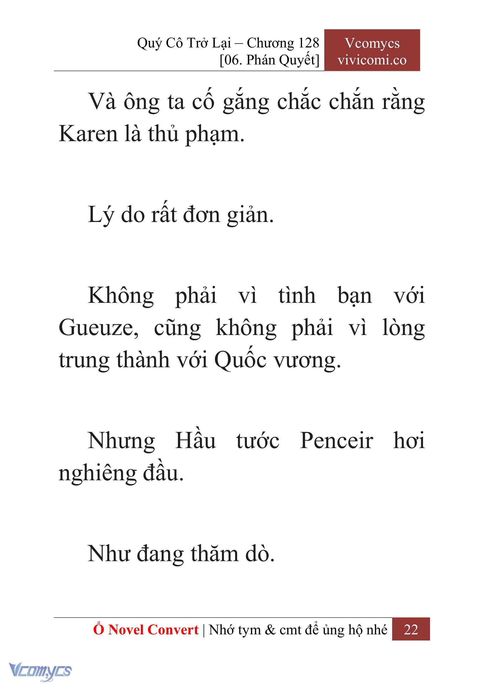 [Novel] Quý Cô Trở Lại Chapter 128 - Trang 25