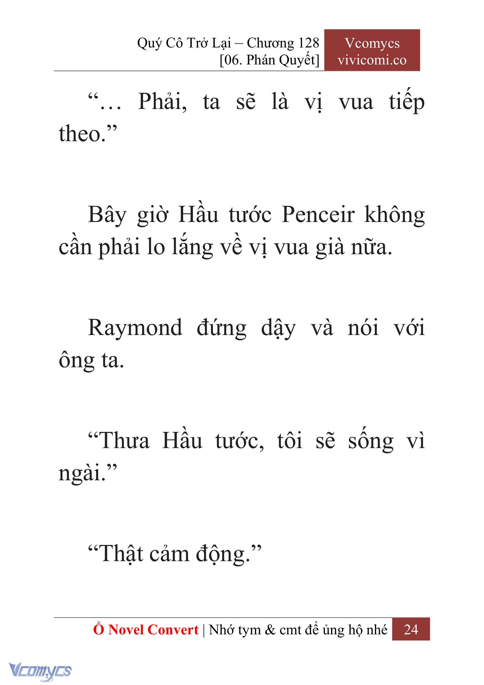 [Novel] Quý Cô Trở Lại Chapter 128 - Trang 27