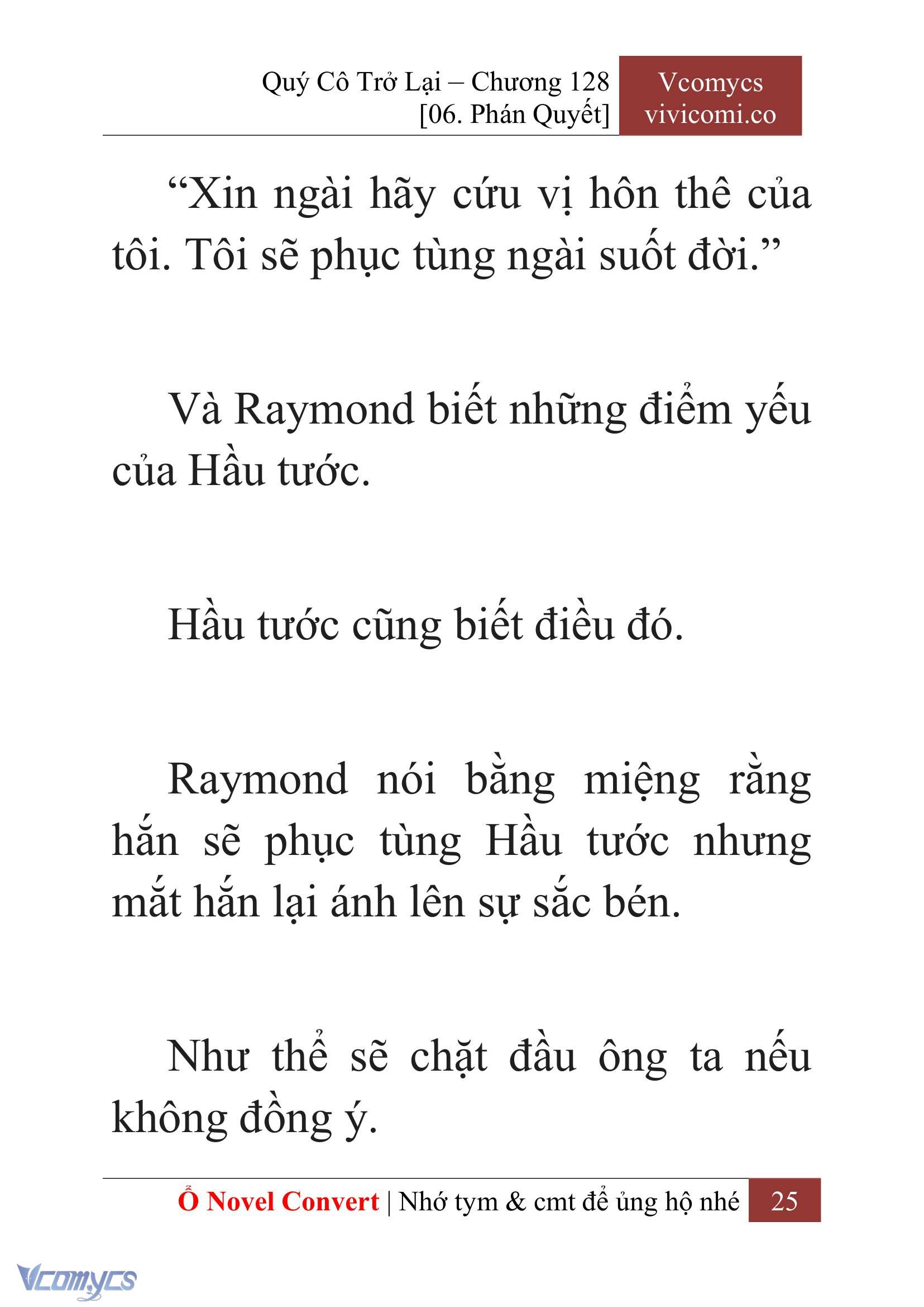 [Novel] Quý Cô Trở Lại Chapter 128 - Trang 28