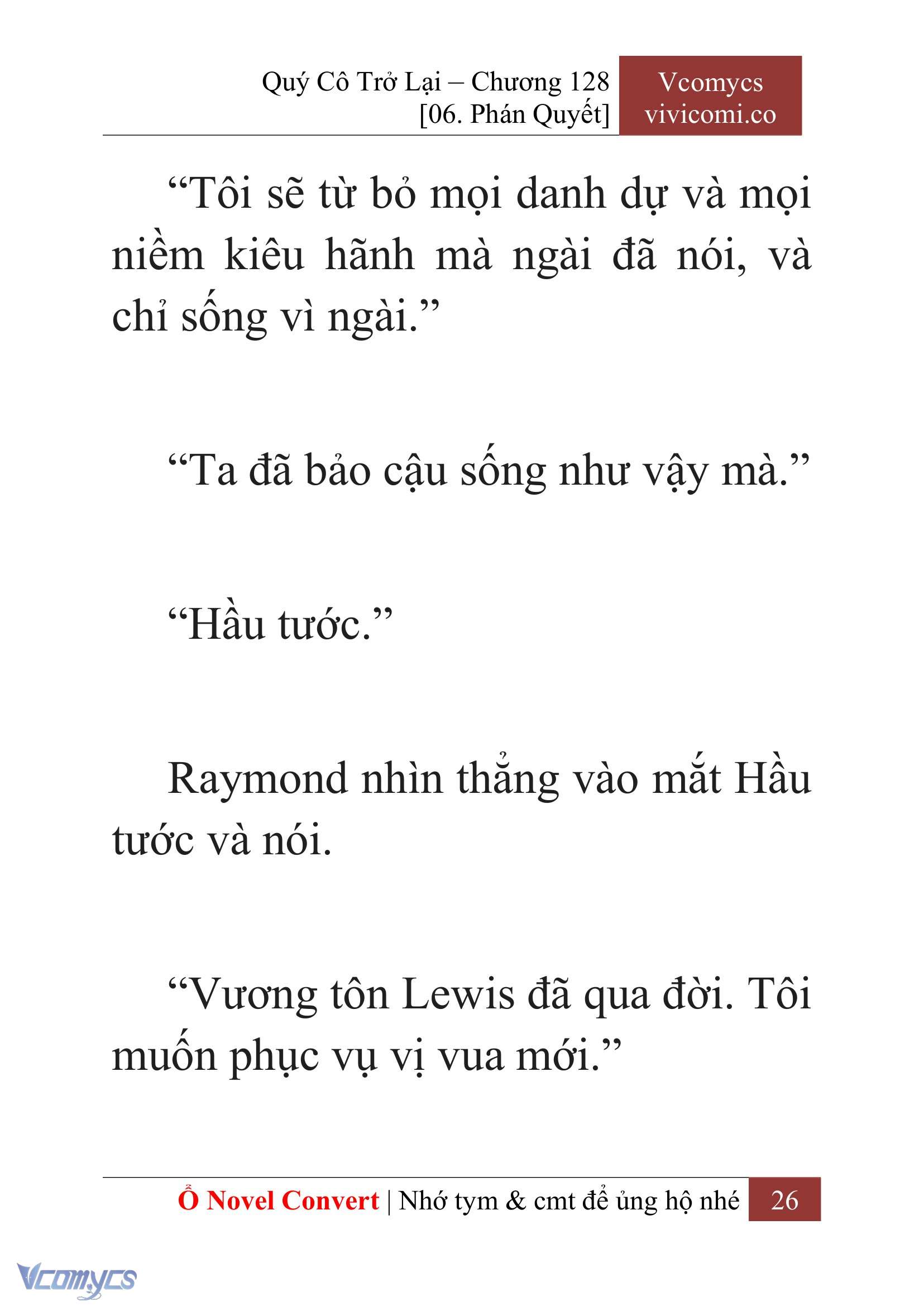 [Novel] Quý Cô Trở Lại Chapter 128 - Trang 29