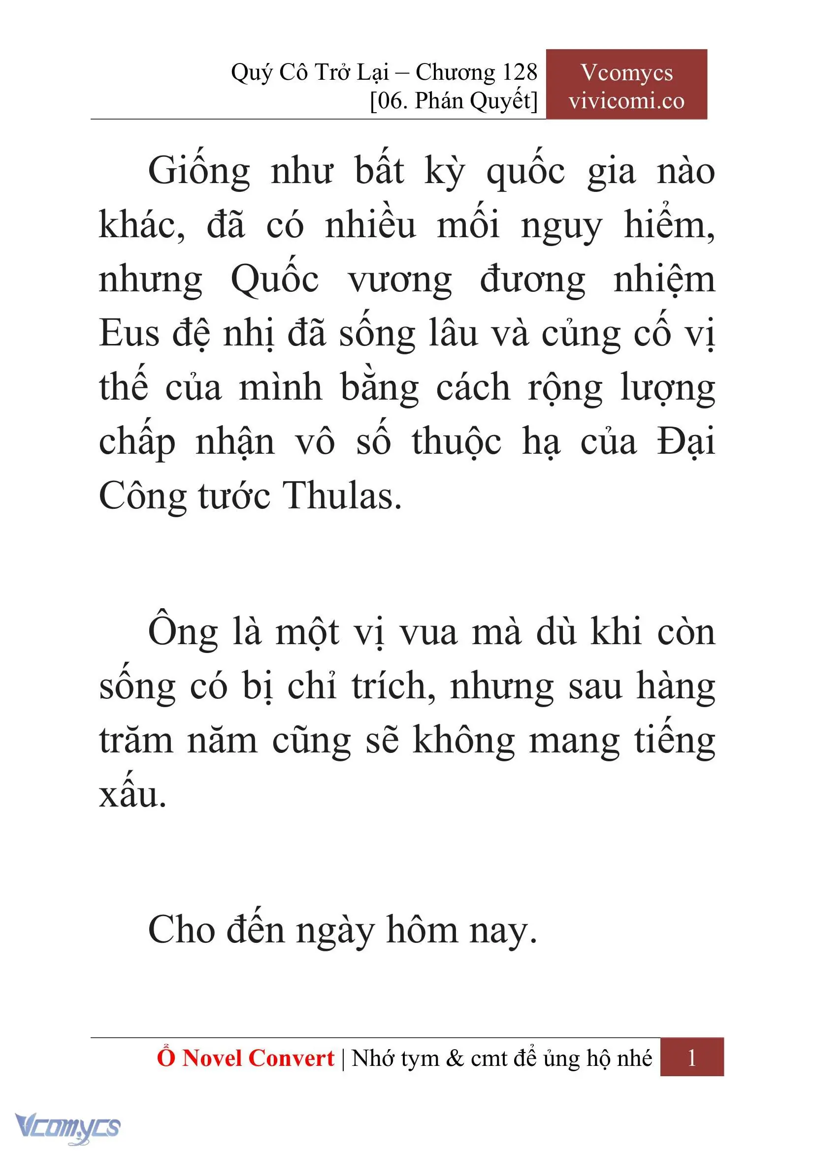 [Novel] Quý Cô Trở Lại Chapter 128 - Trang 4